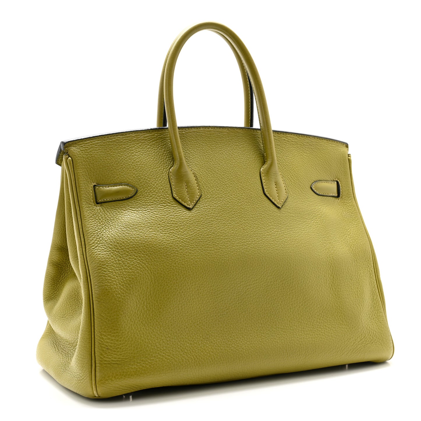Taurillon Clemence Birkin 35 Vert Chartreuse