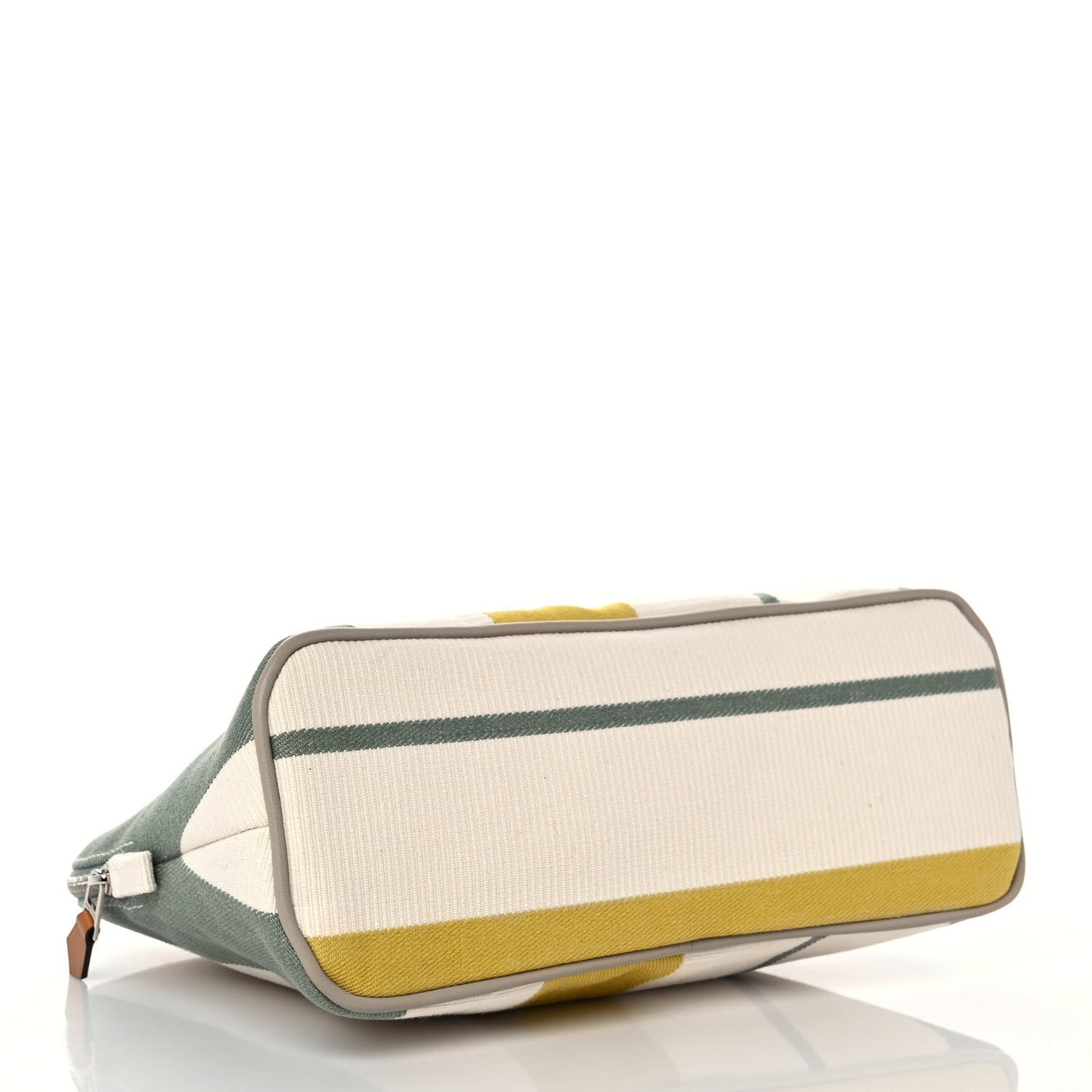 Cotton Stripe Bolide Rayures Rocabar Mini Travel Cosmetic Pouch Absinthe