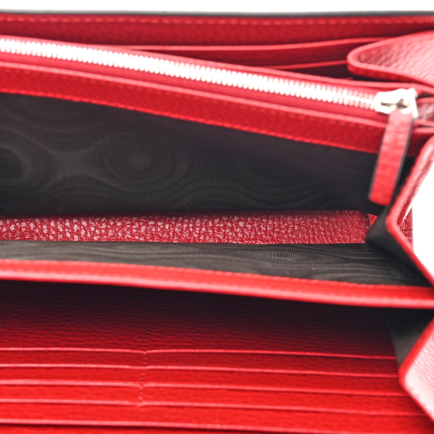 Calfskin Mini Dionysus Chain Wallet Hibiscus Red
