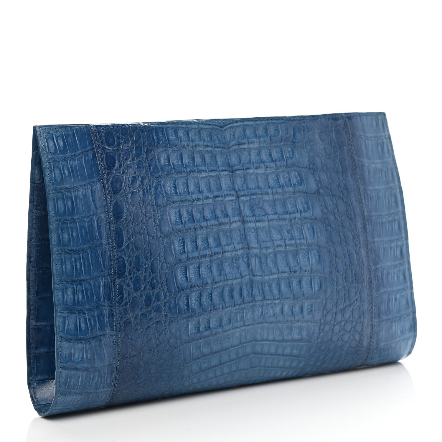 Nancy Gonzalez Crocodile Clutch Blue 3 of 6