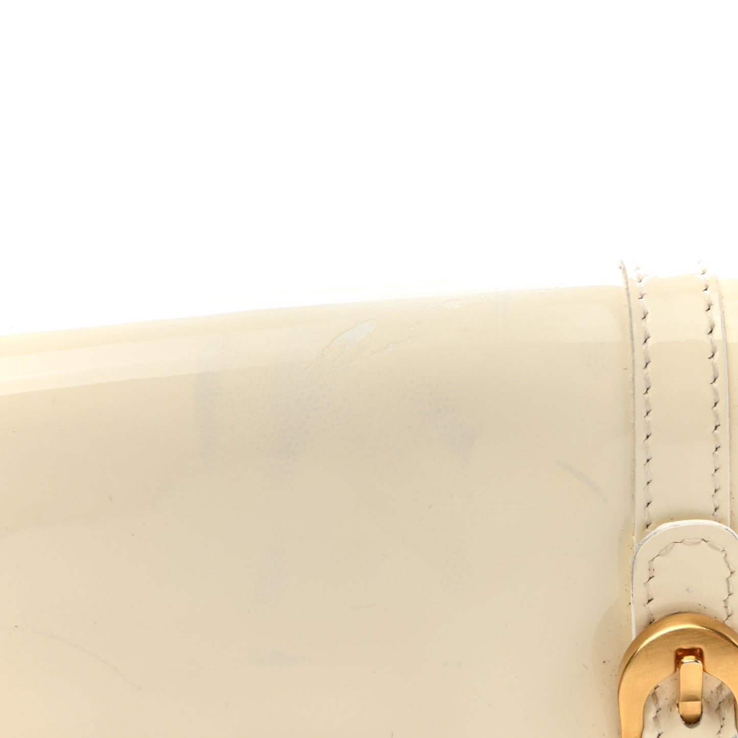 Patent Clutch White