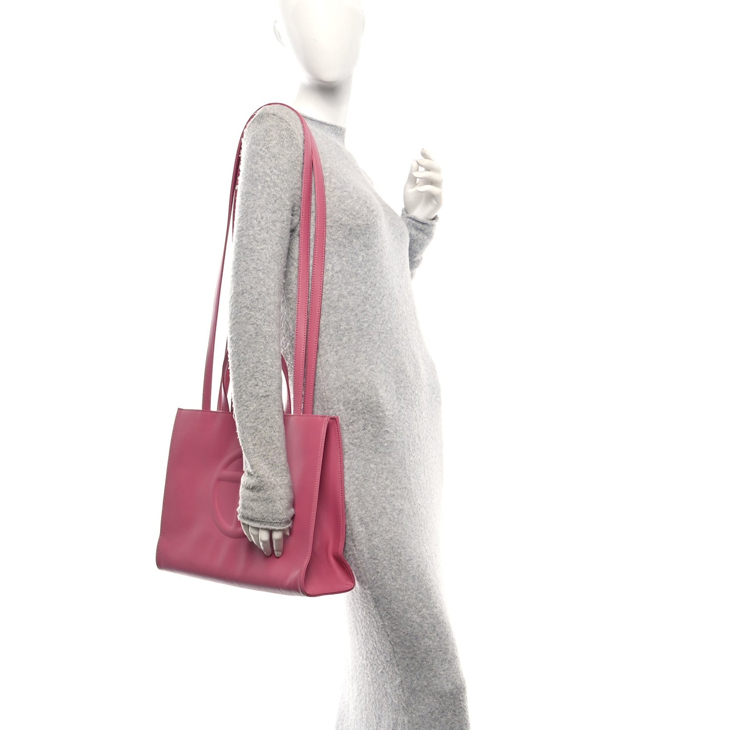 Vegan Leather Medium Shopping Bag Corned Beef