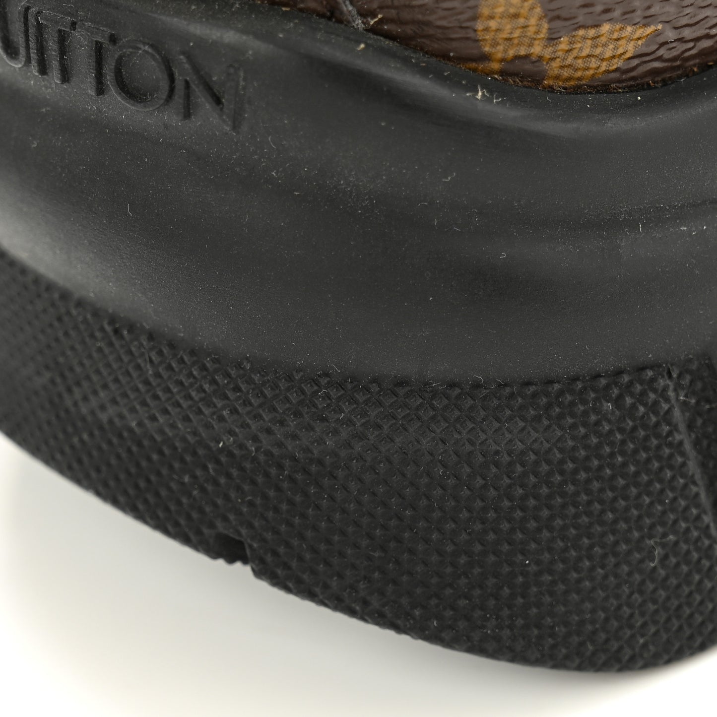 Patent Monogram Ruby Flat Ankle Boots 37 Black