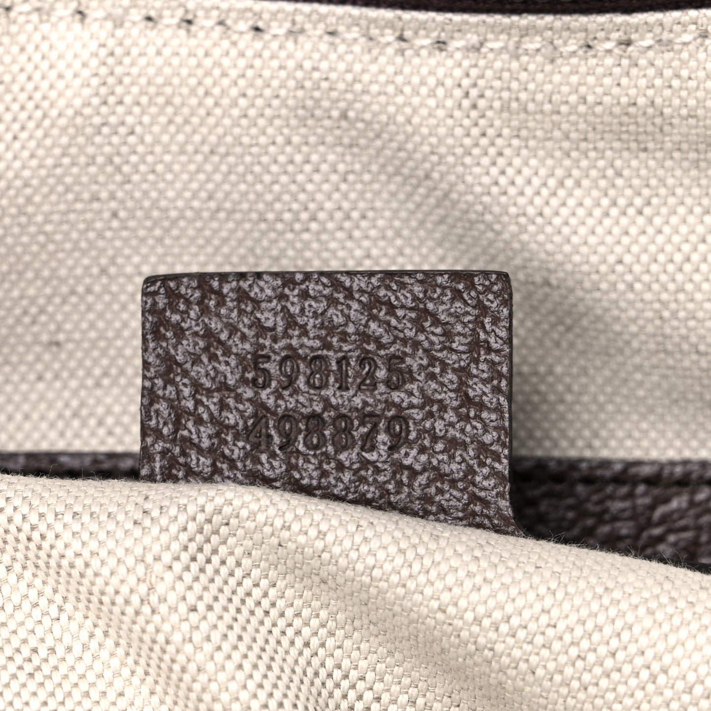 GG Supreme Monogram Web Small Ophidia Half Moon Hobo Brown