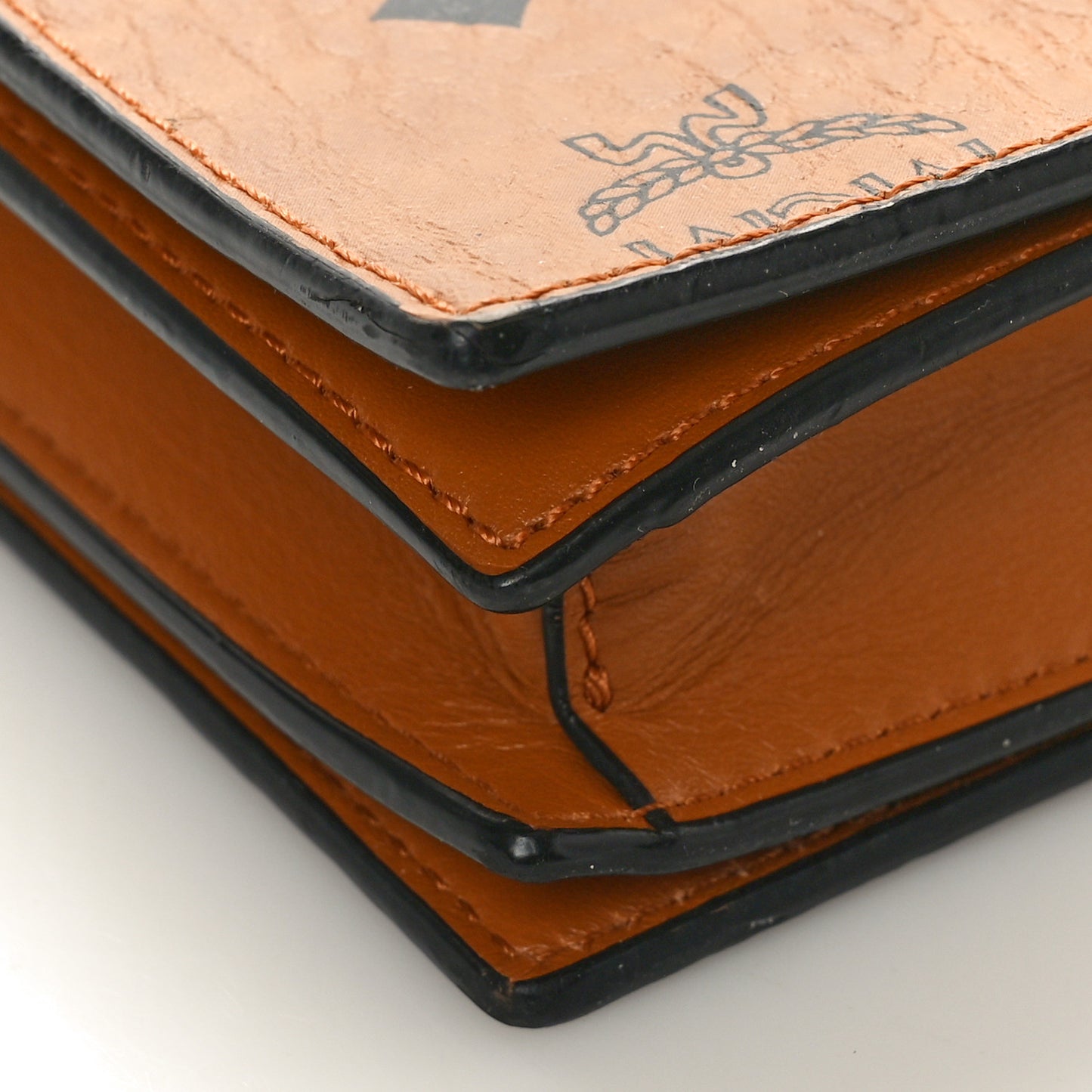 Visetos Wallet on Chain Bag Cognac