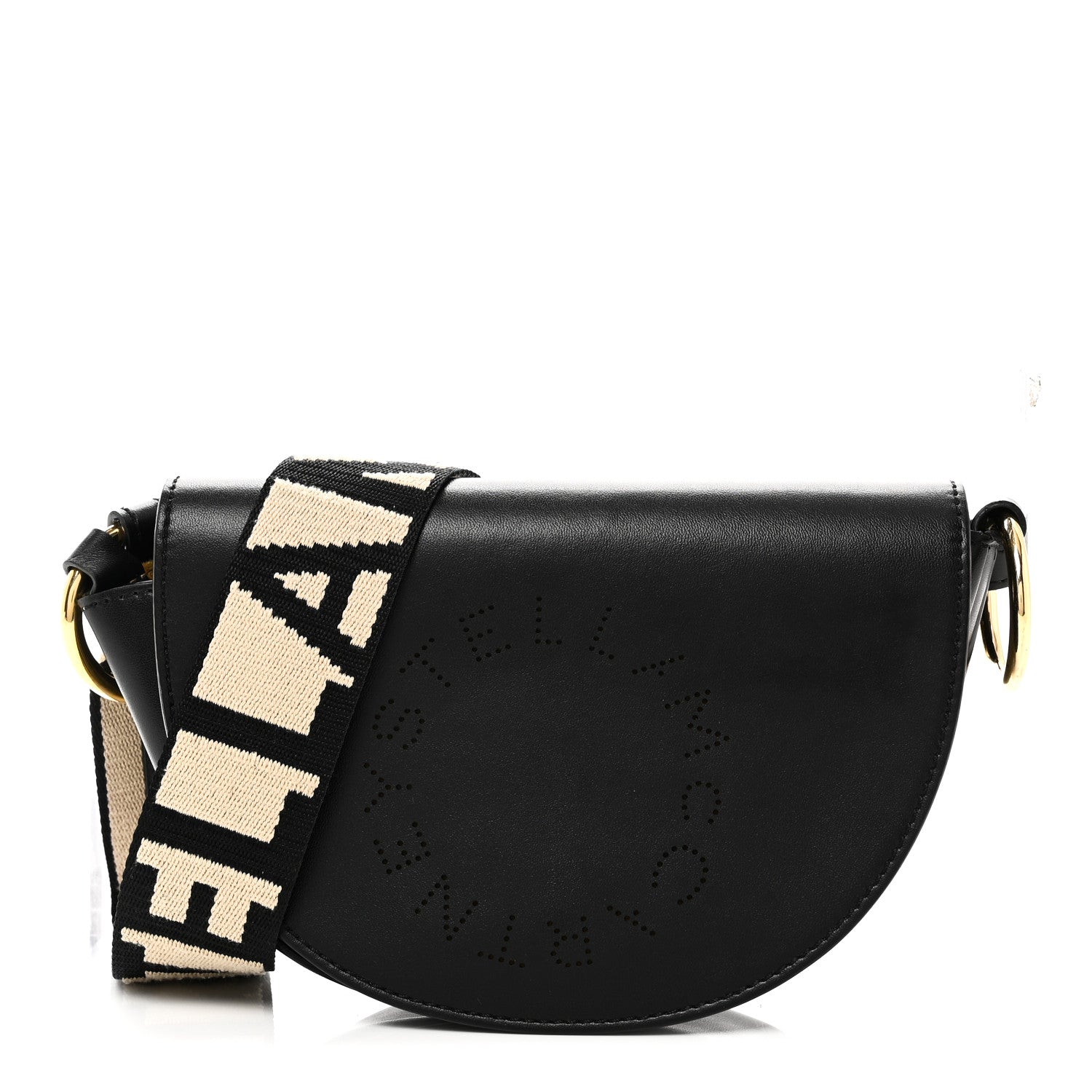 Stella McCartney Eco Soft Alter Nappa Perforated Logo Mini Marlee