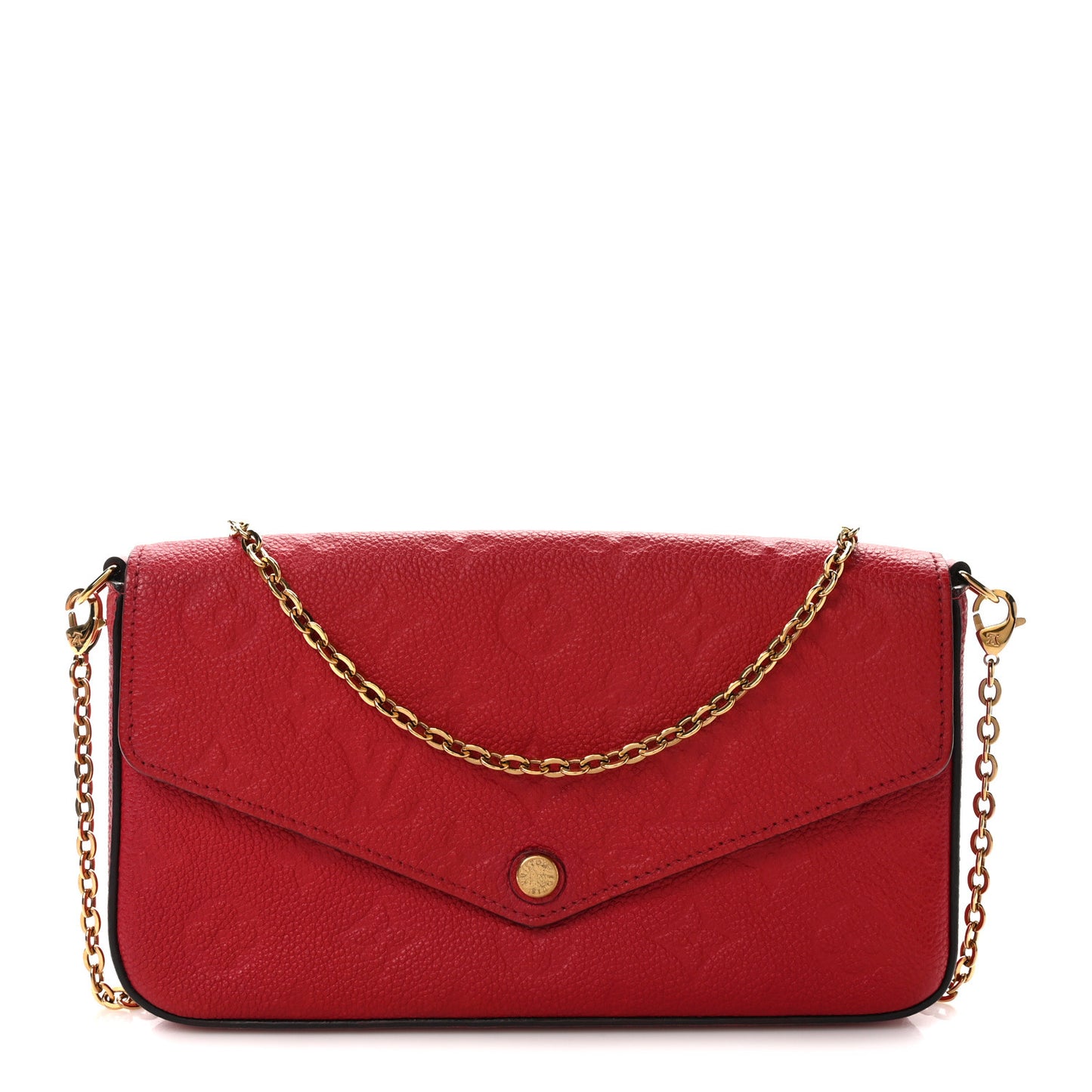 Empreinte Pochette Felicie Chain Wallet Cherry