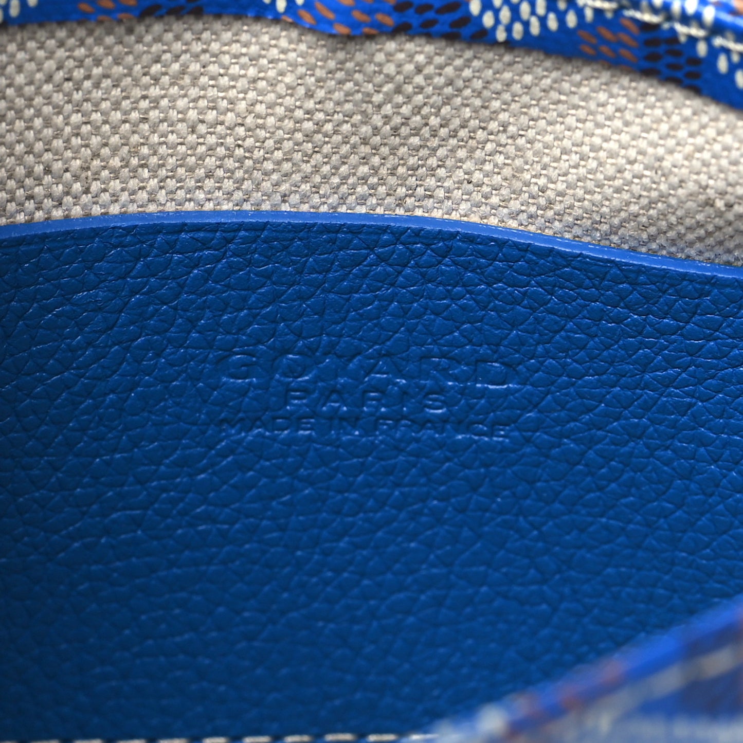 Goyardine Plumet Wallet Clutch Sky Blue