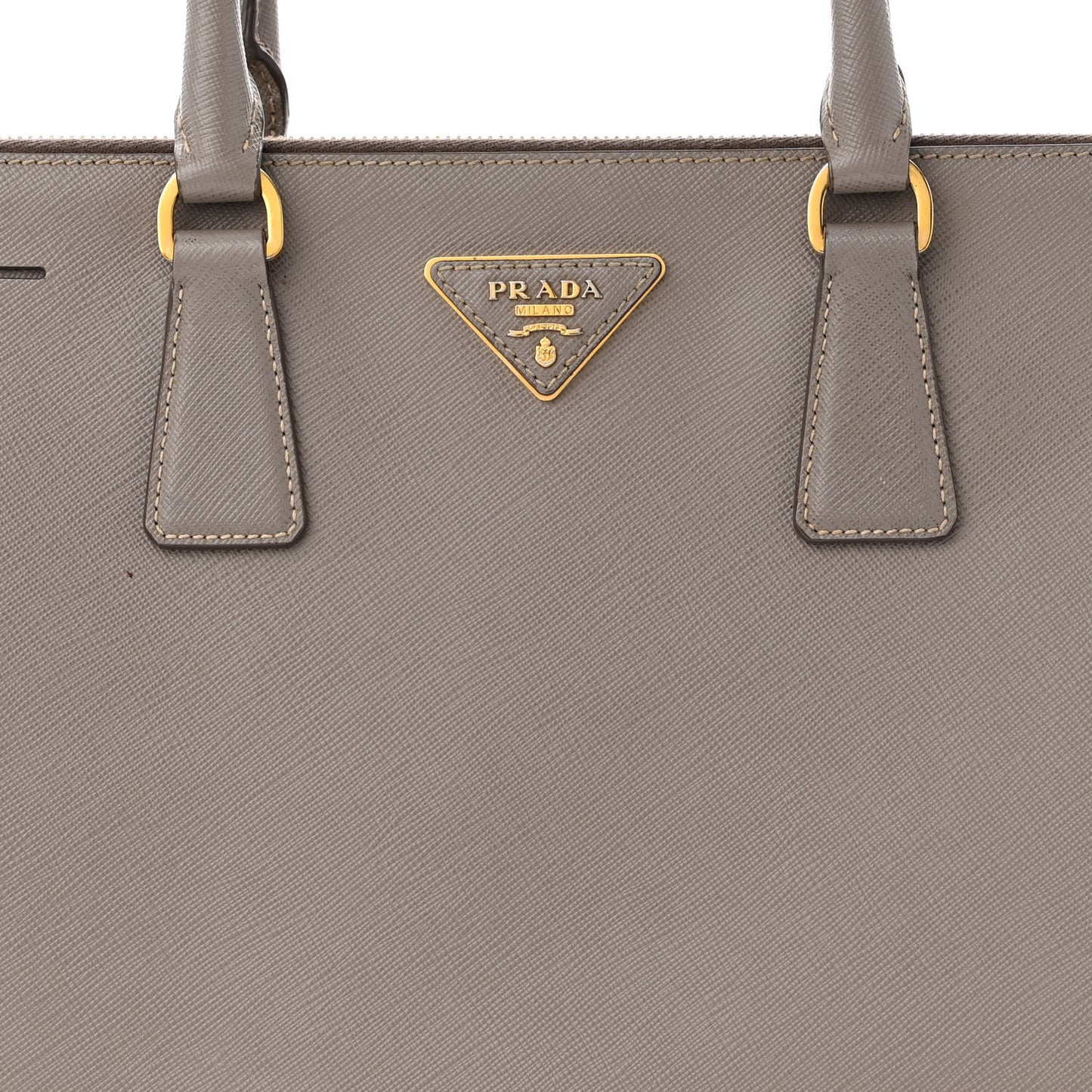 Saffiano Large Galleria Double Zip Tote Argilla