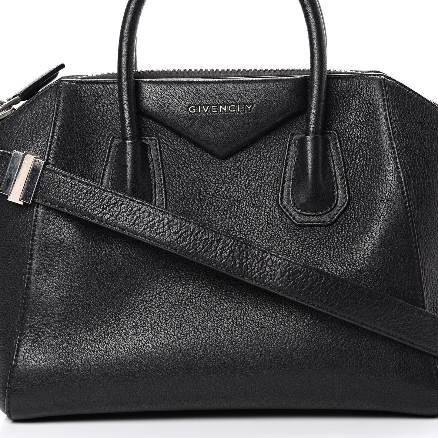 Sugar Goatskin Small Antigona Black
