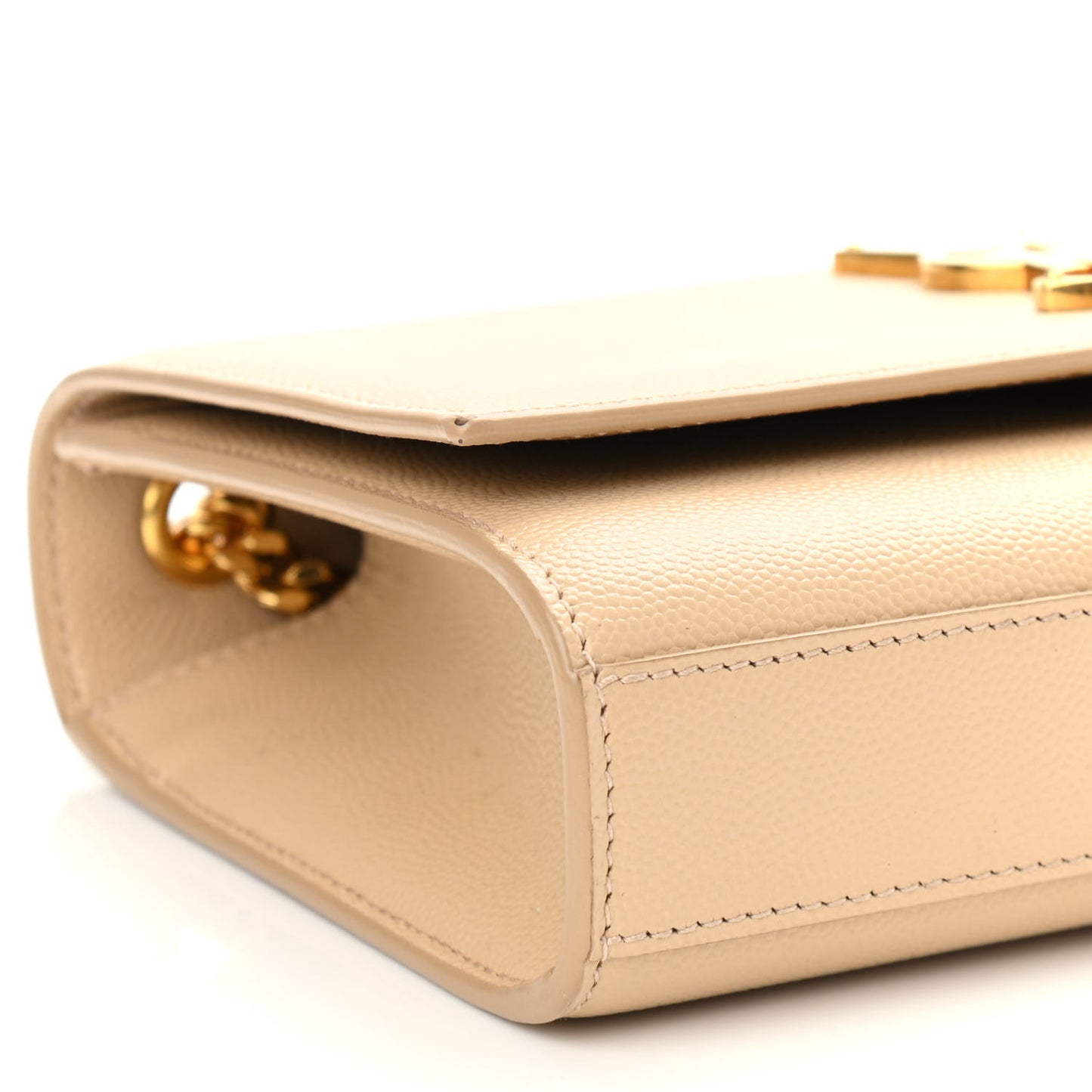 Grain De Poudre Small Monogram Kate Satchel Dark Beige