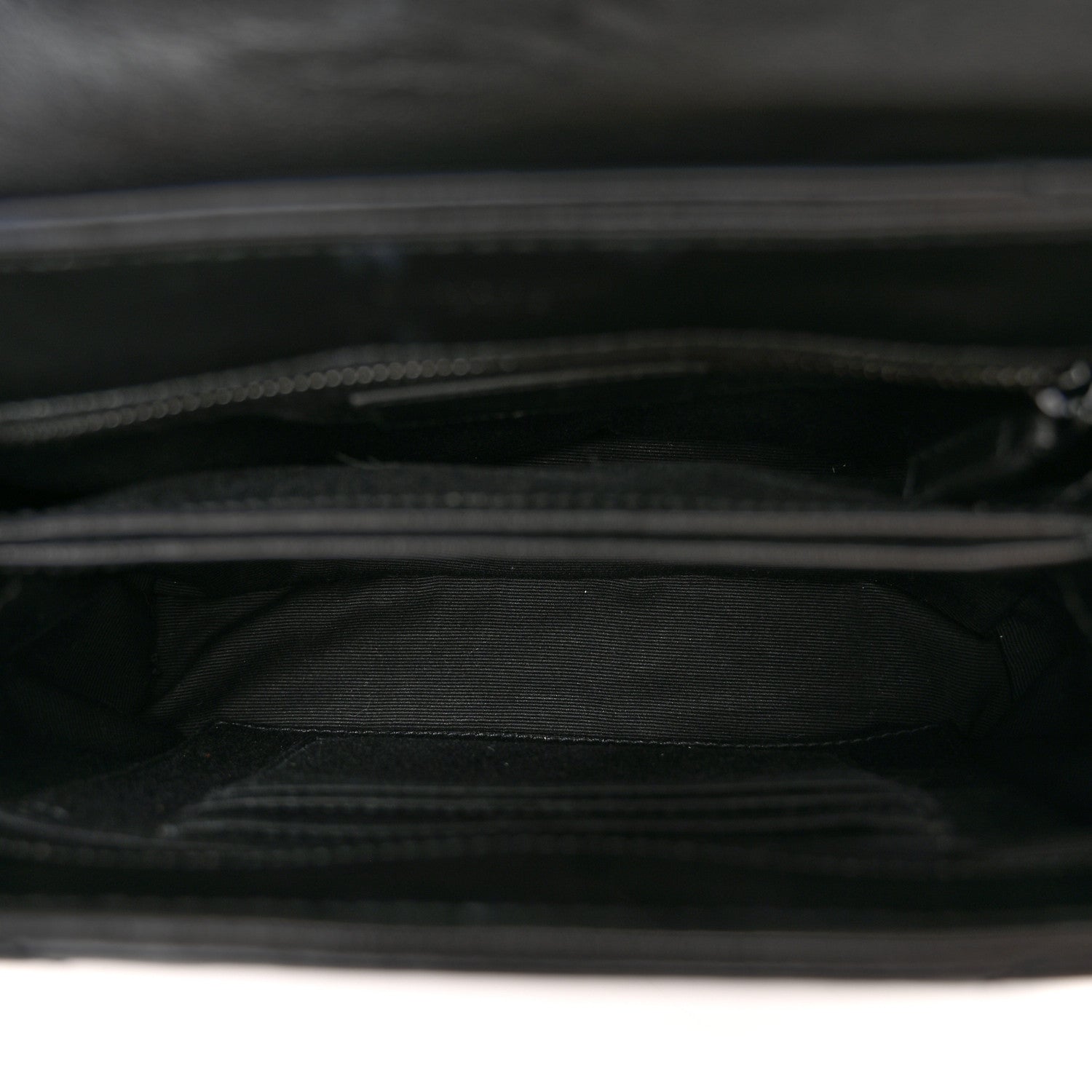 Saint Laurent Calfskin Y Quilted Monogram Monochrome Toy Loulou Crossbody Bag Black 5 of 11