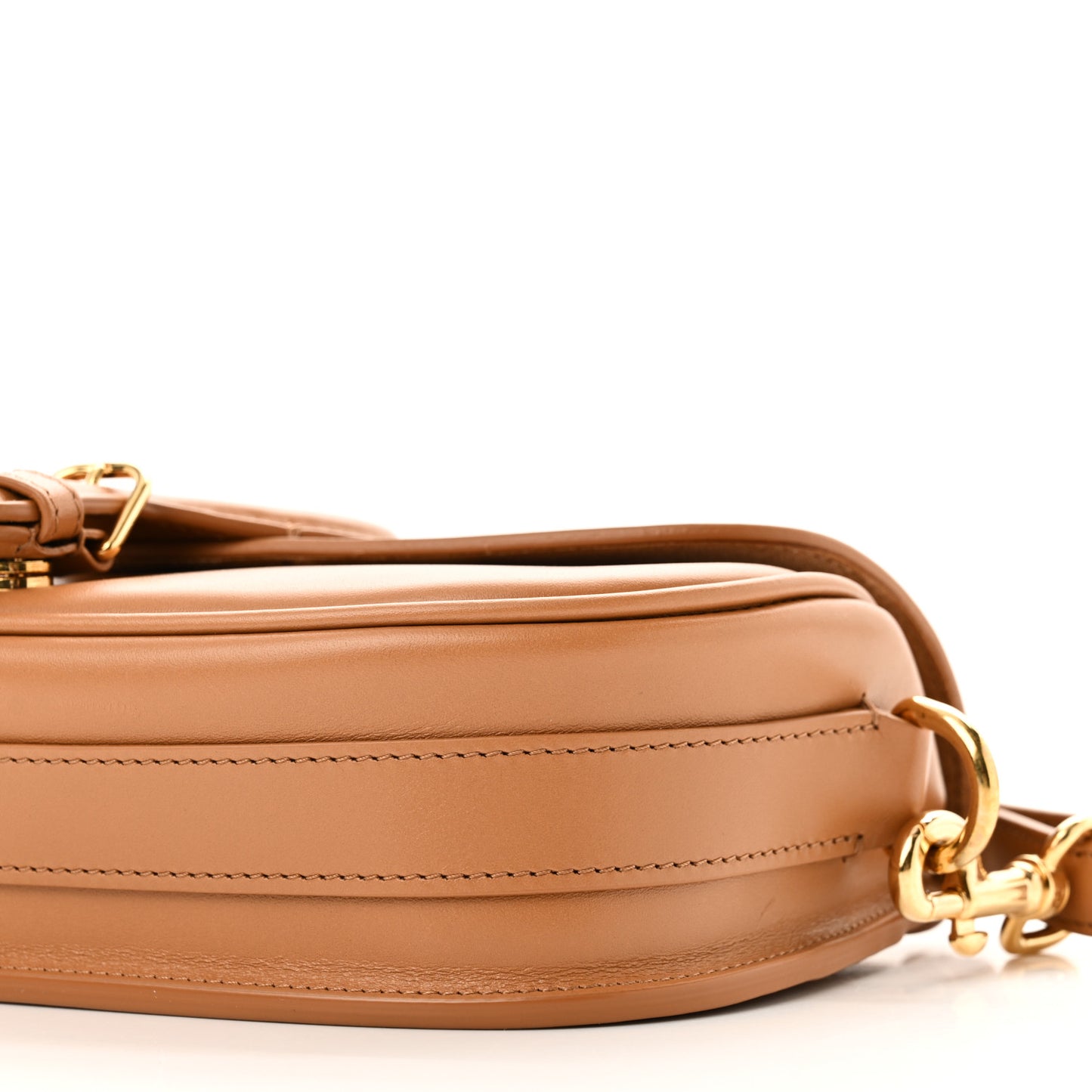 Box Calfskin East West Bobby Bag Amber