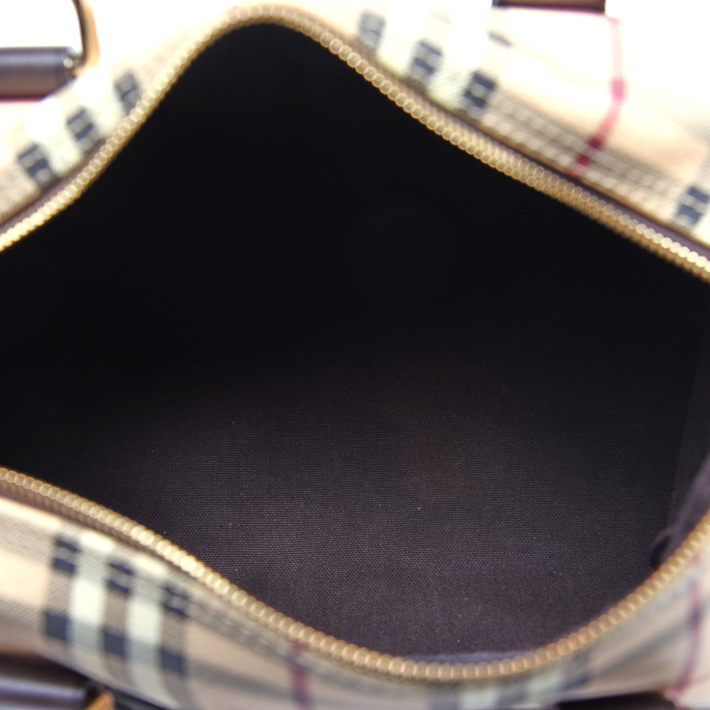 Haymarket Check Small Chester Bowling Bag Chocolate