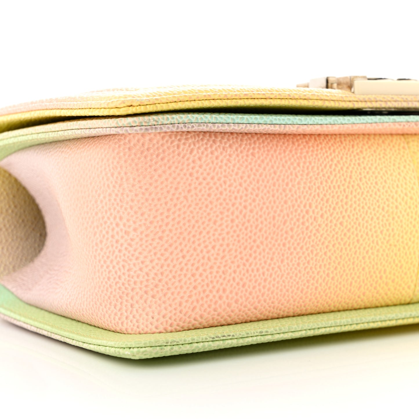 Caviar Quilted Medium Cuba Rainbow Boy Flap Multicolor