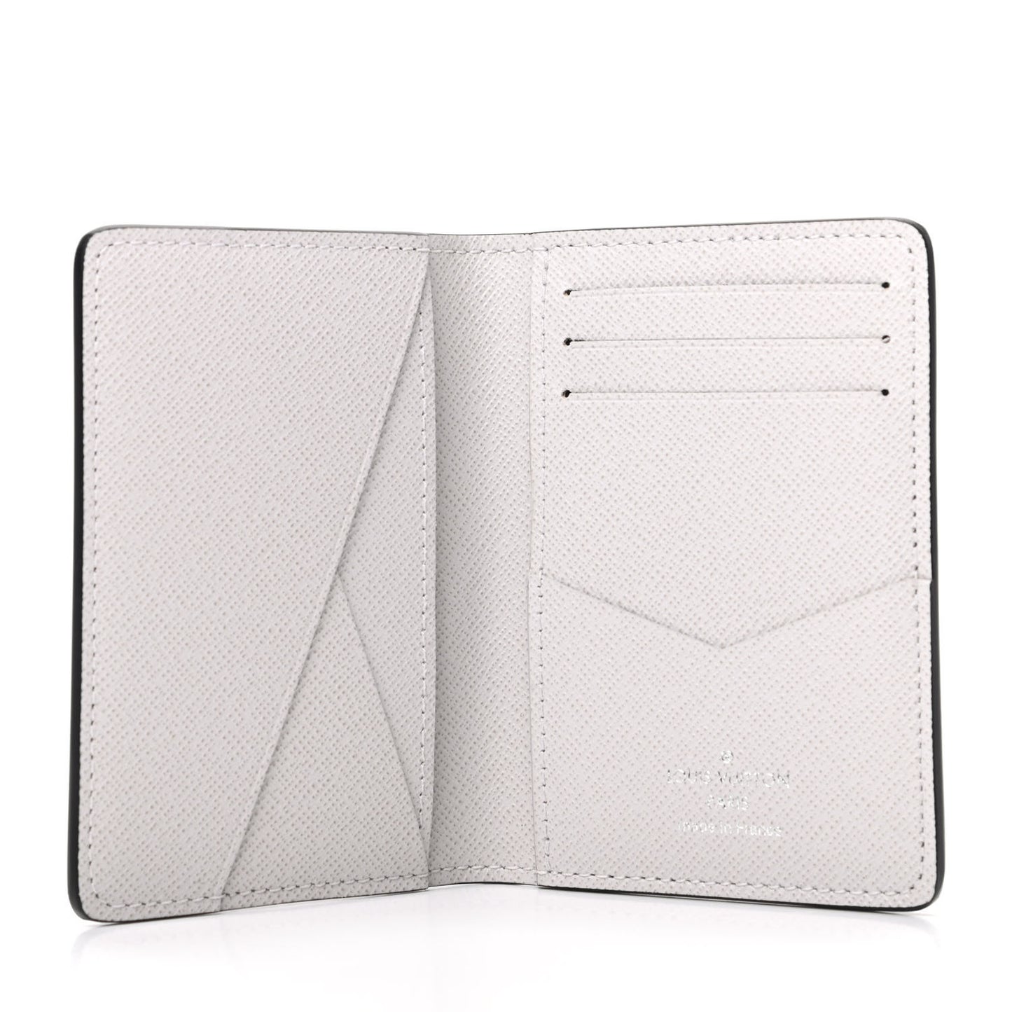 Monogram Pocket Organizer White