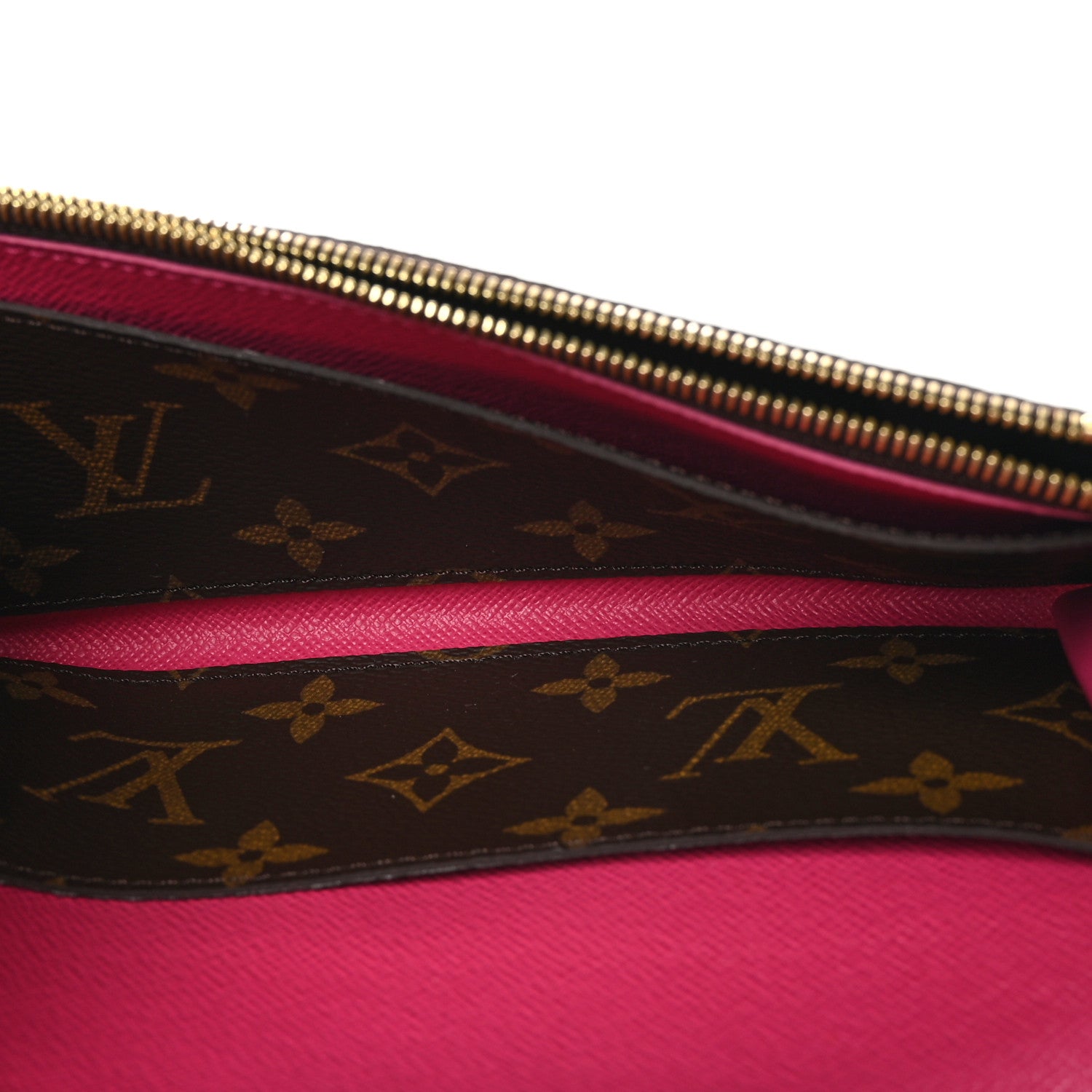 Louis Vuitton Monogram Bloom Flower Emilie Wallet Fuchsia 5 of 9