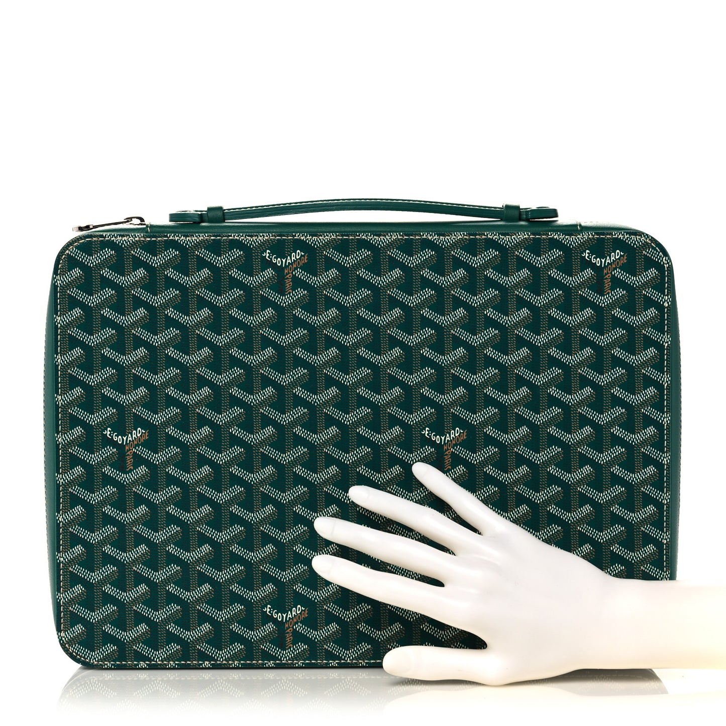 Goyardine Universal Companion Portfolio Green