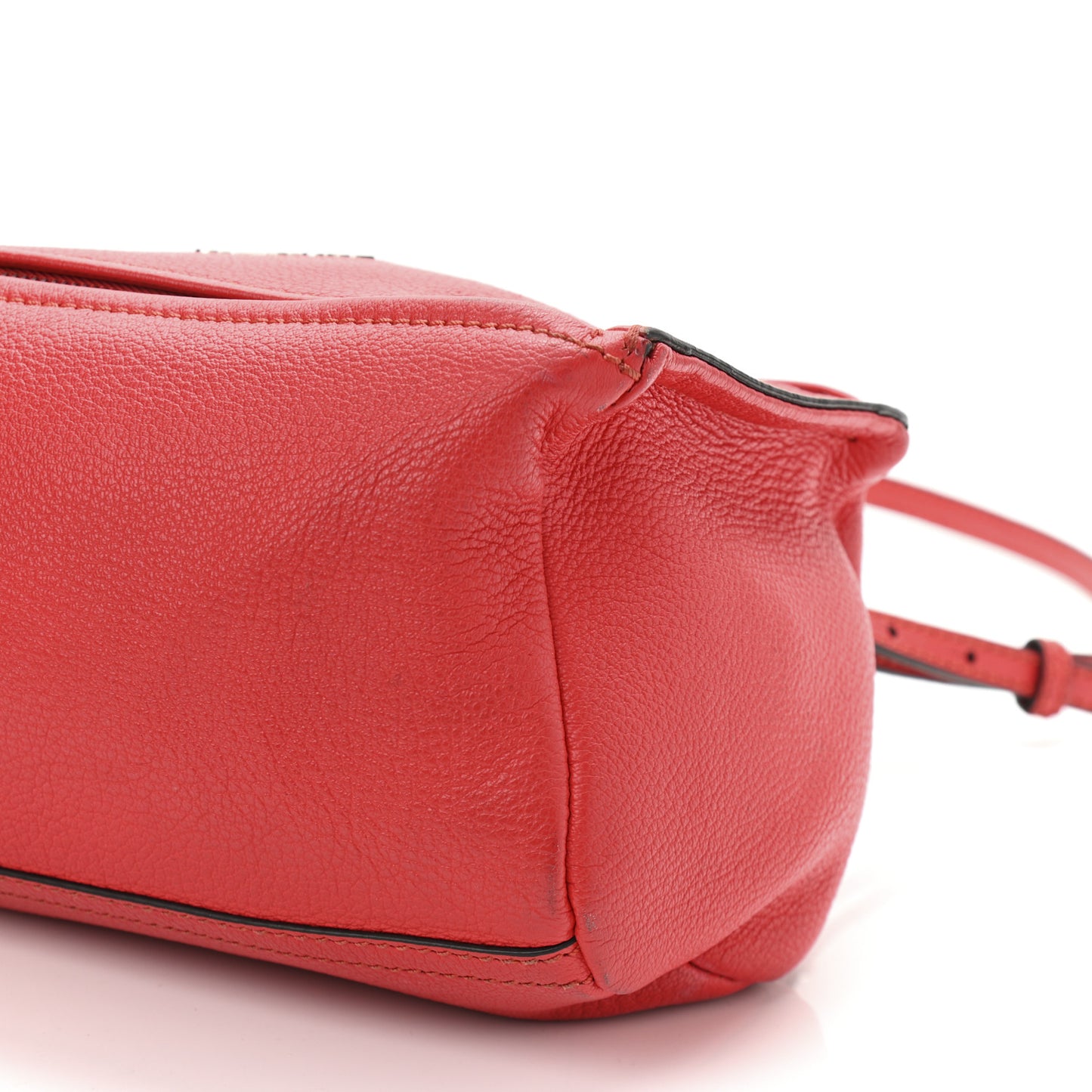 Sugar Goatskin Mini Pandora Red
