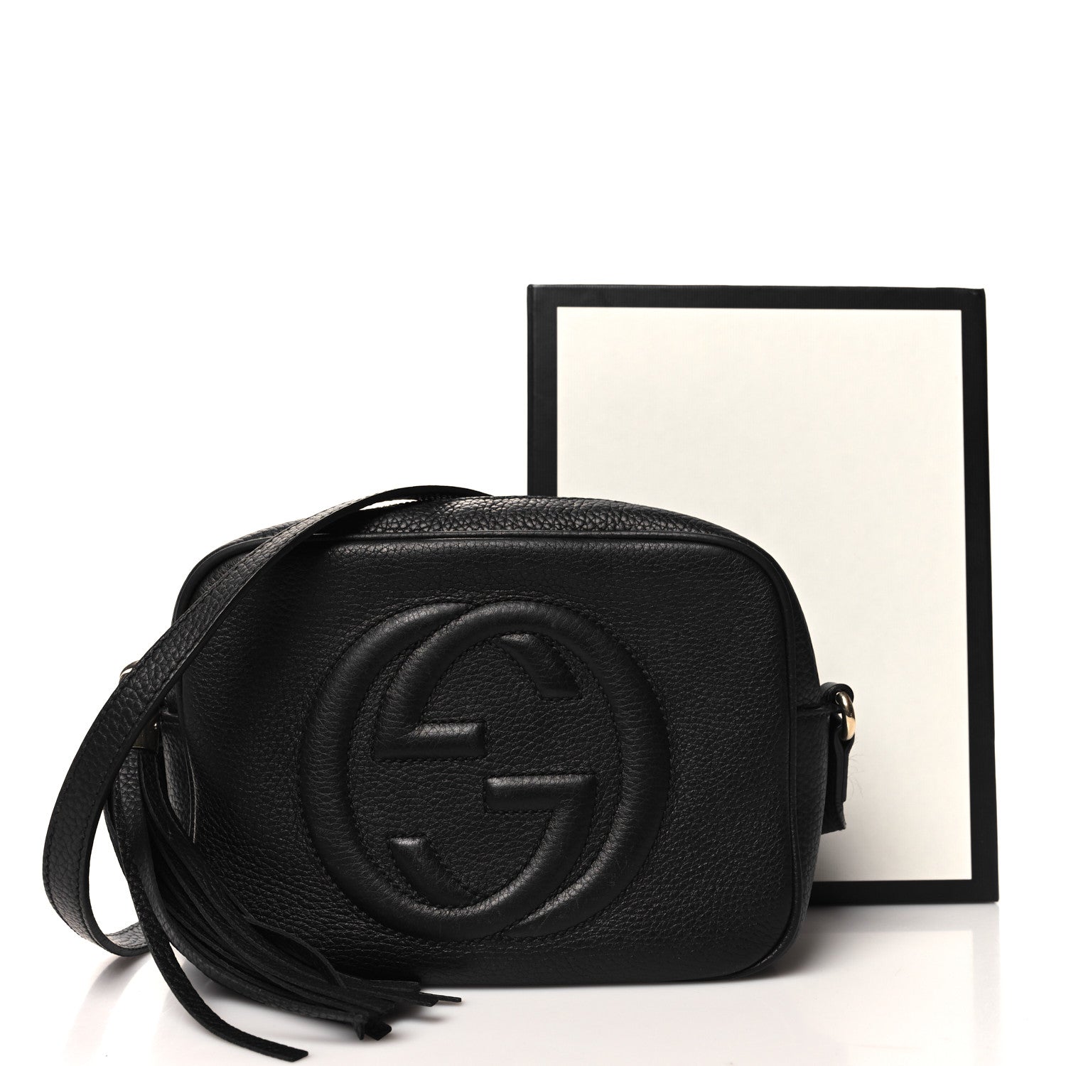 Gucci Pebbled Calfskin Small Soho Disco Bag Black 15 of 15