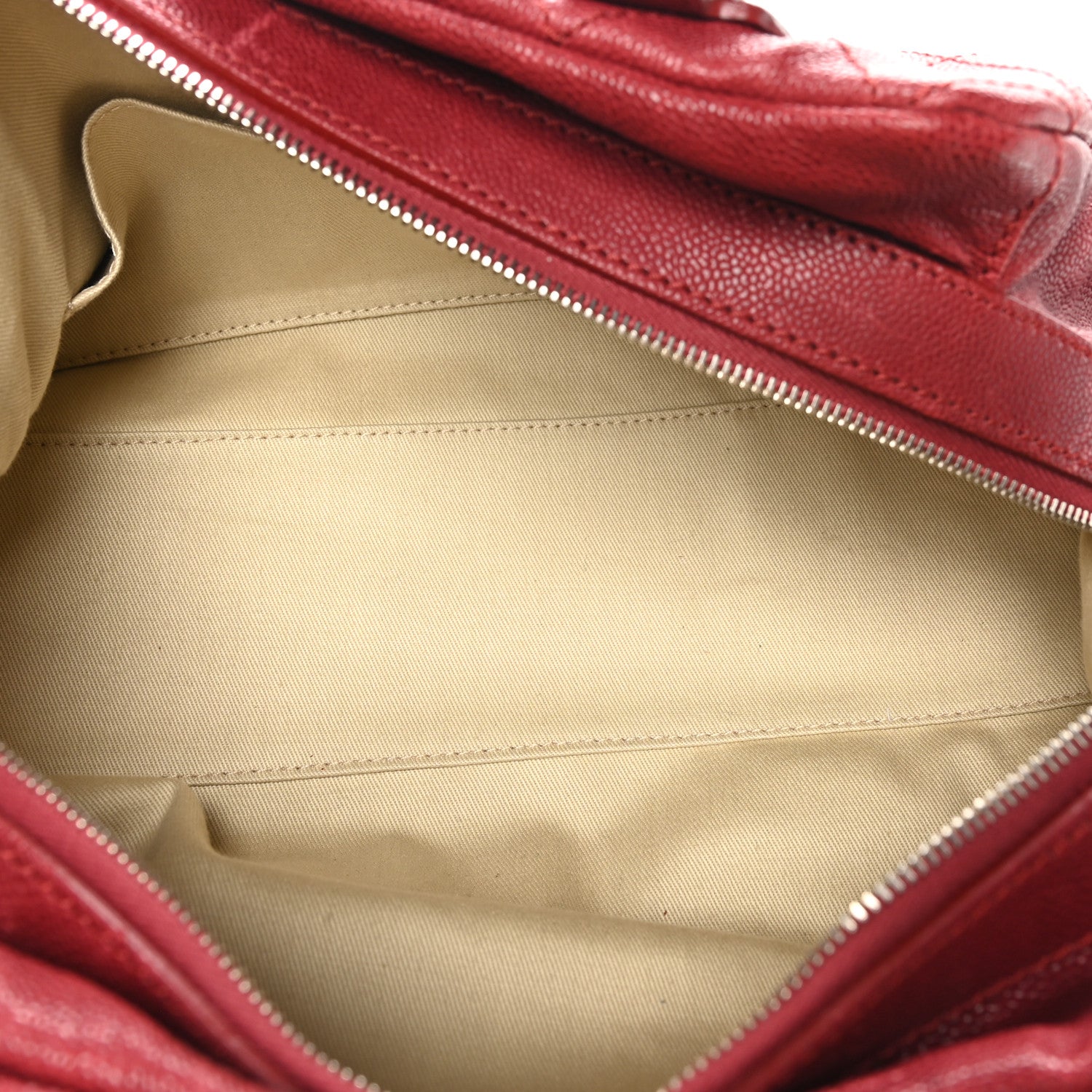 Chanel Caviar Small Outdoor Ligne Doctor Bag Red 5 of 10