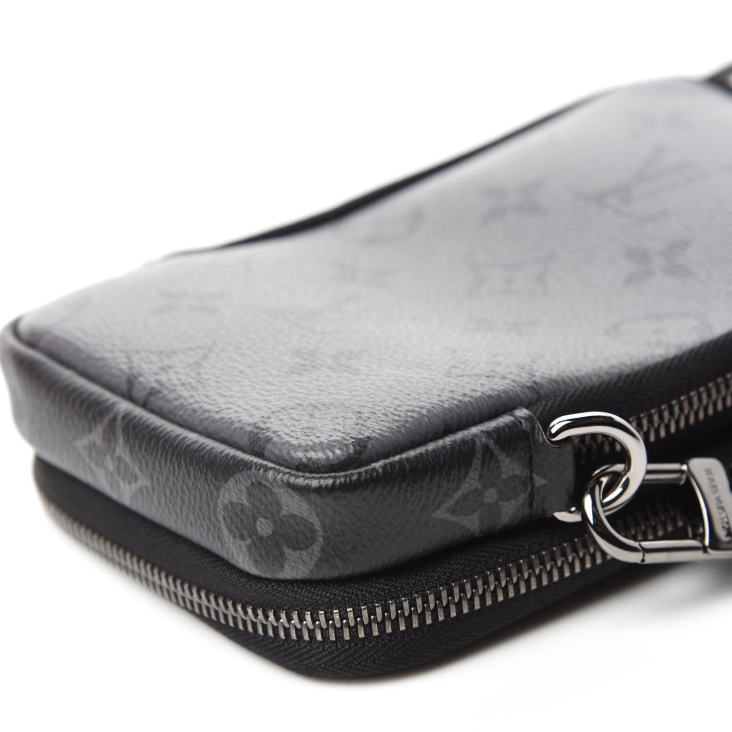 Louis Vuitton Monogram Eclipse Reverse Double Phone Pouch 7 of 11