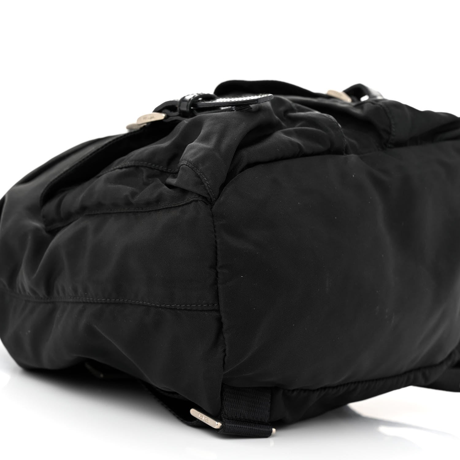 Prada Nylon Vela Medium Backpack Black 9 of 12