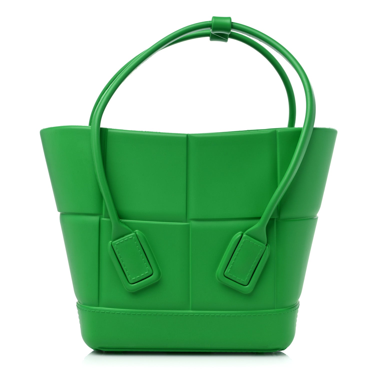 Bottega Veneta Rubber Maxi Intrecciato Mini Arco Grass 1 of 10