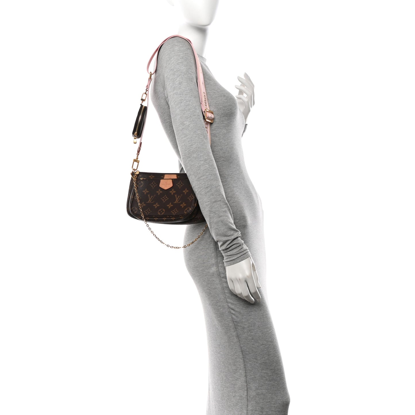 Monogram Multi Pochette Accessories Rose Clair