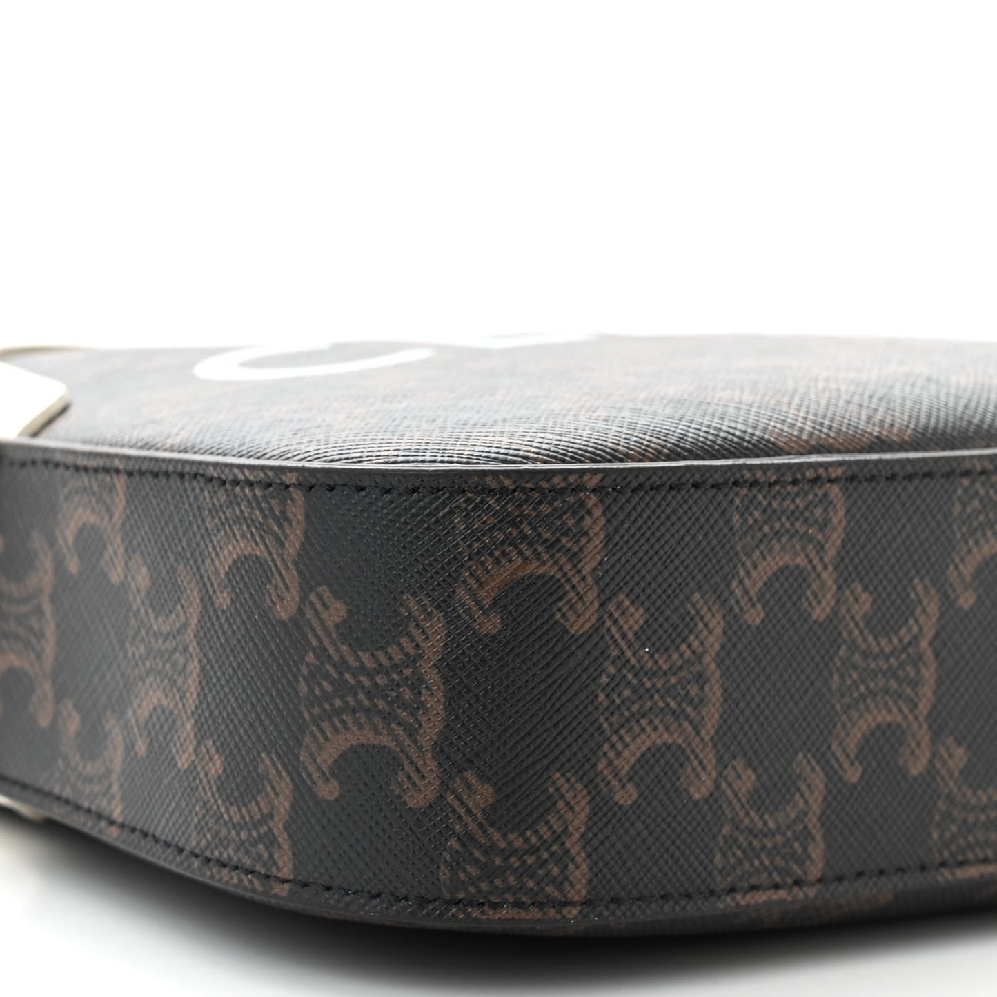 Triomphe Canvas Small Camera Bag White