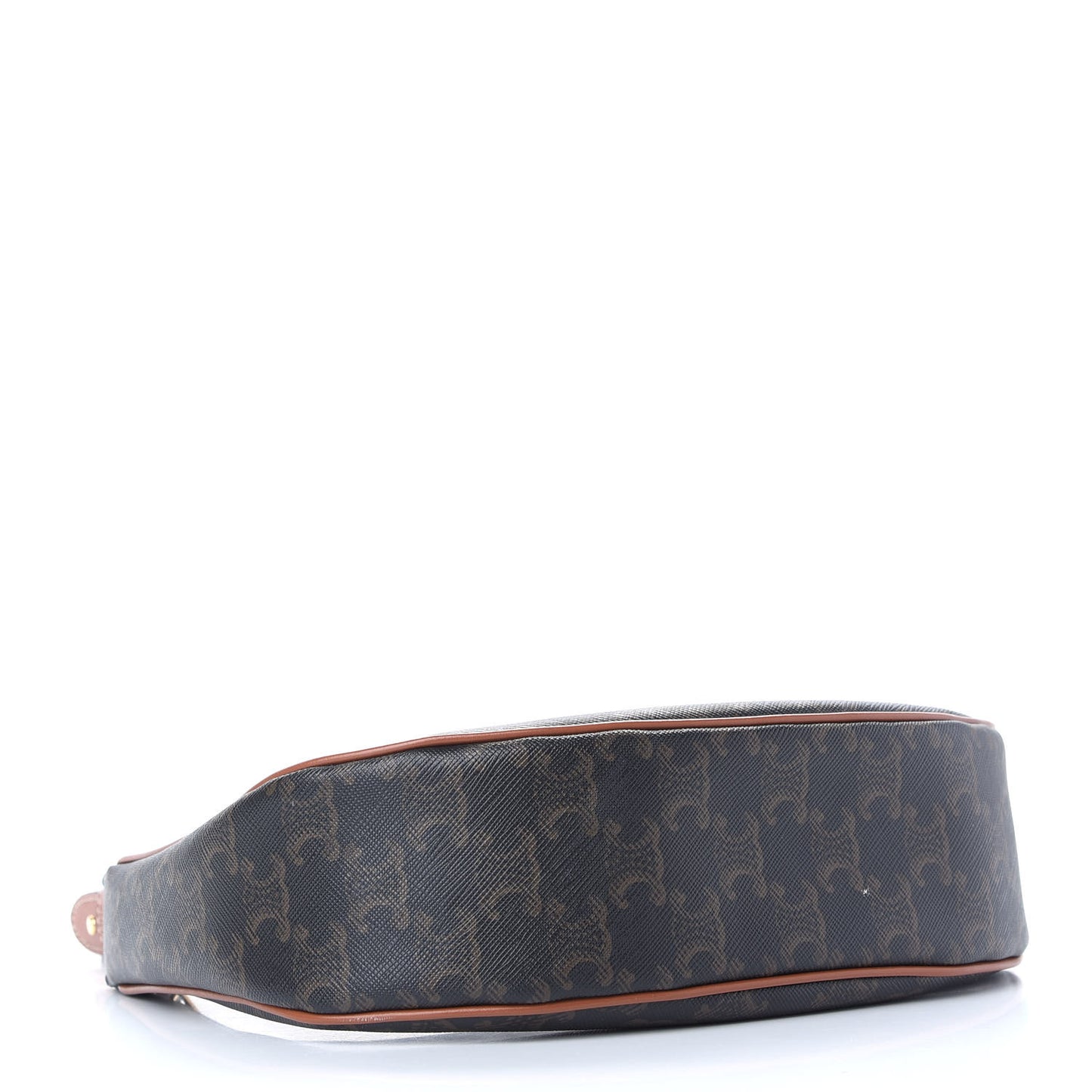 Triomphe Canvas Calfskin Ava Shoulder Bag Tan