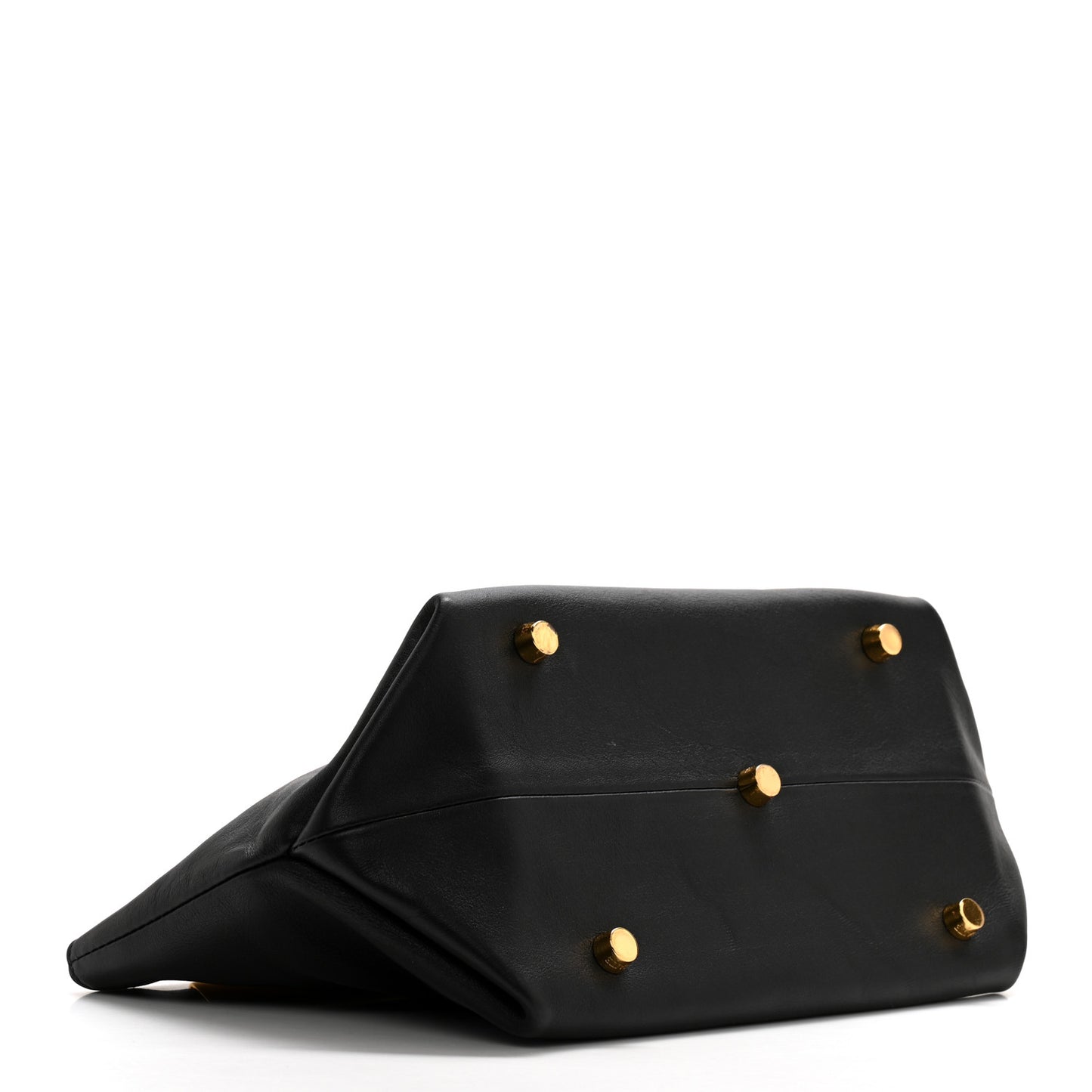 Smooth Calfskin Aimme Envelope Clutch Black