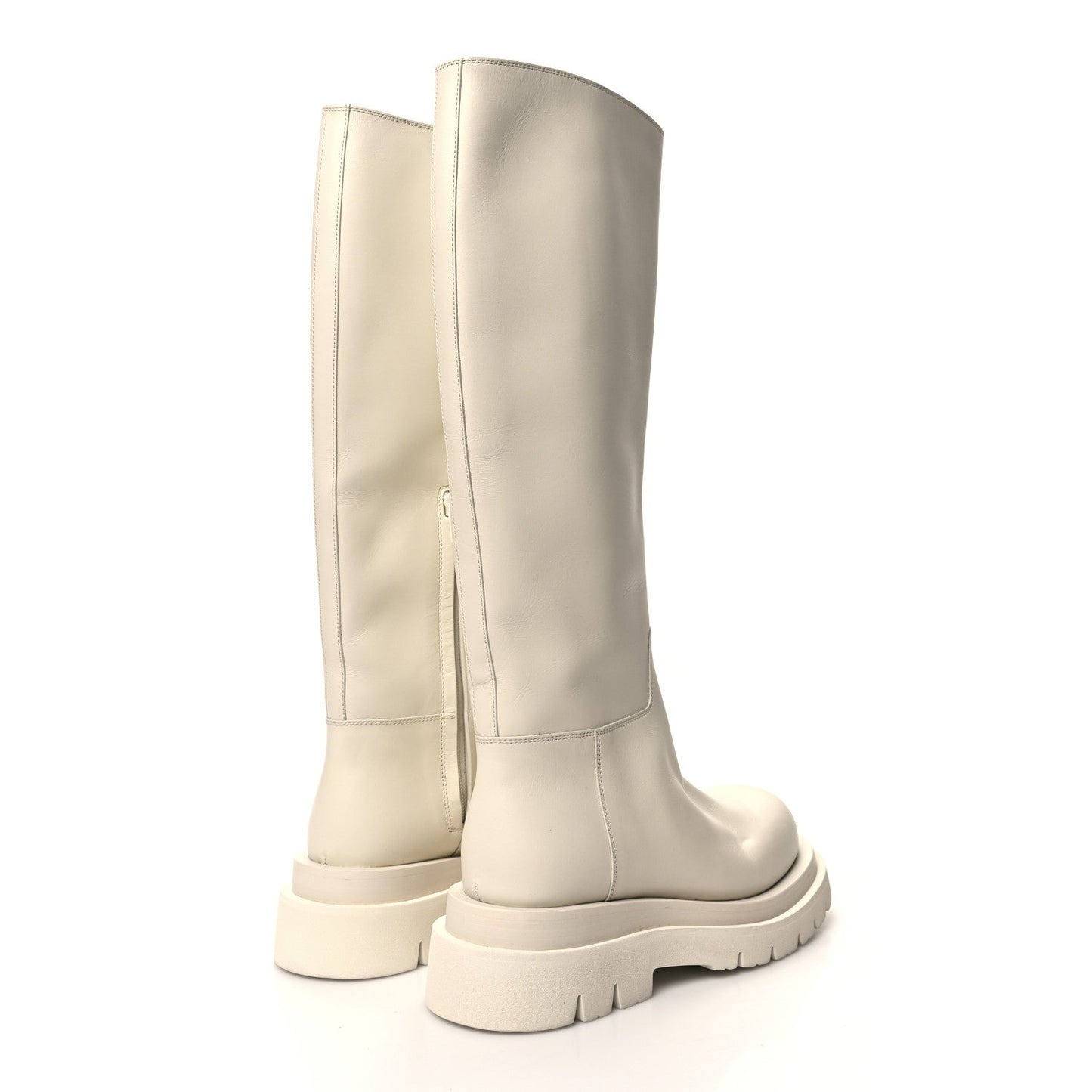 Calfskin The Lug High Boots 36 Sea Salt