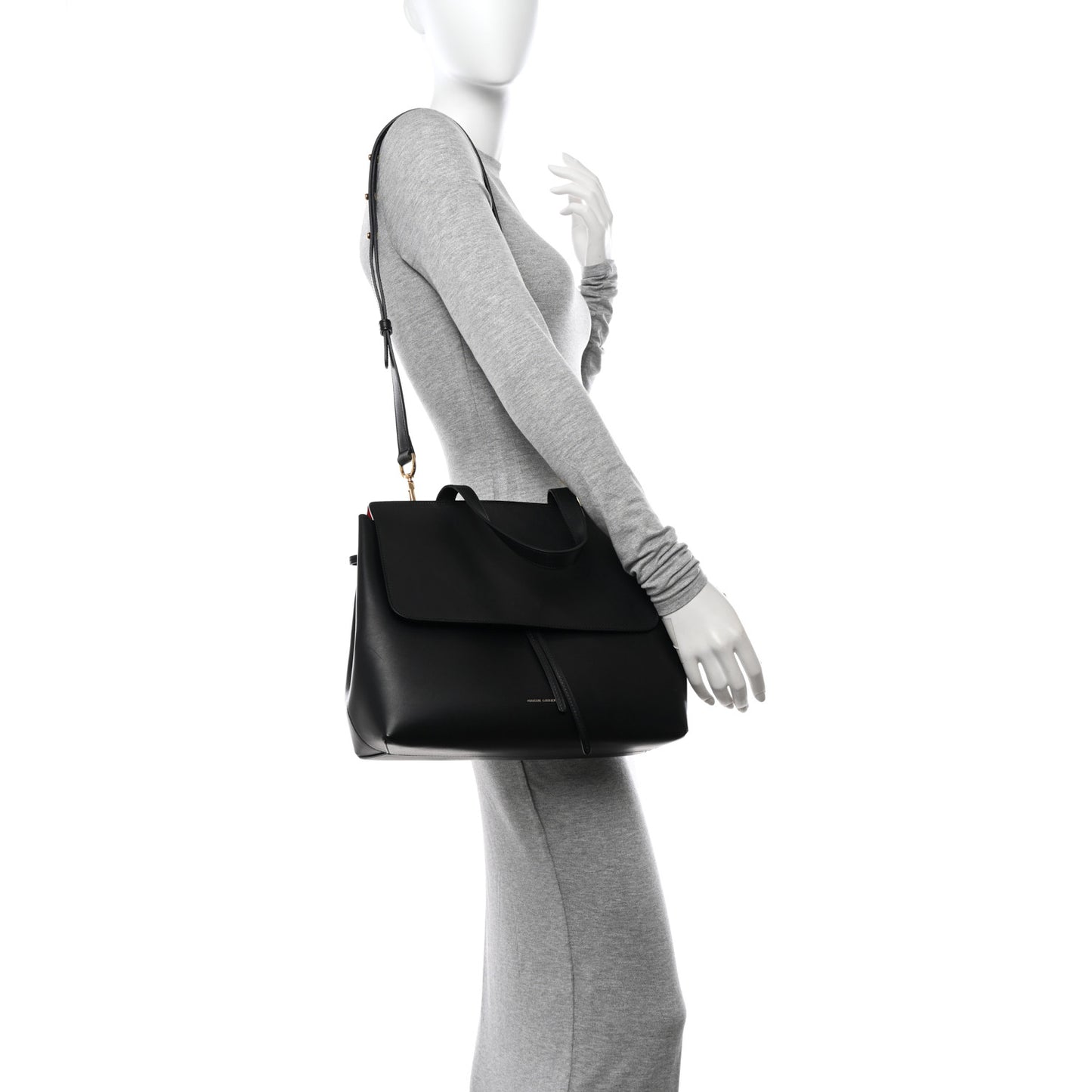 Calfskin Lady Bag Black Flamma