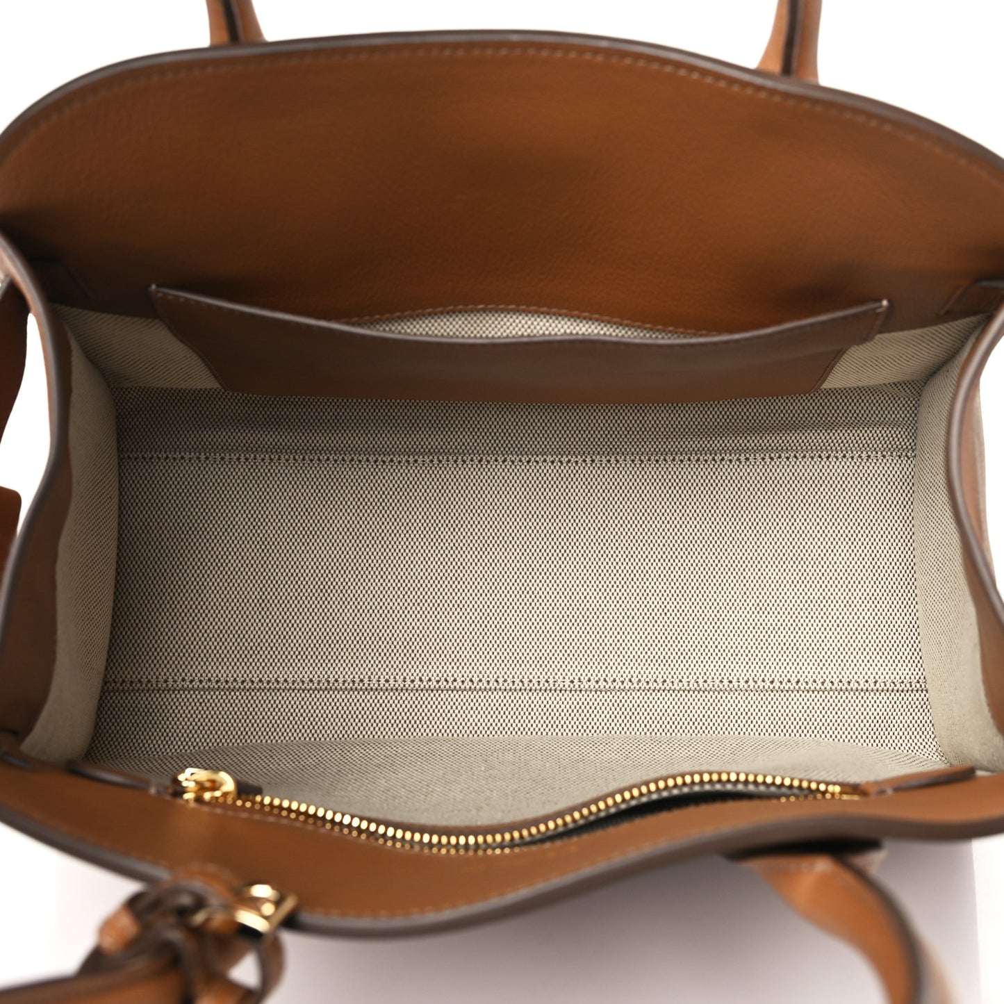 Soft Grain Calfskin Medium Tote Bag Caramel