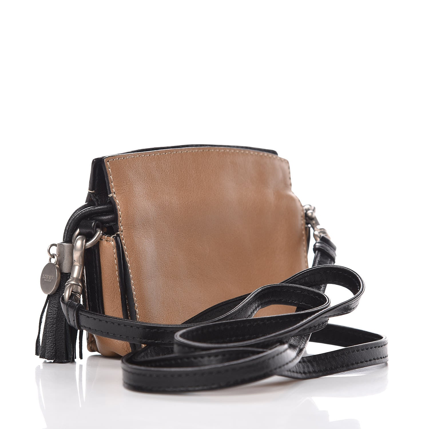 Loewe Calfskin Micro Flamenco Shoulder Bag Mink 3 of 8