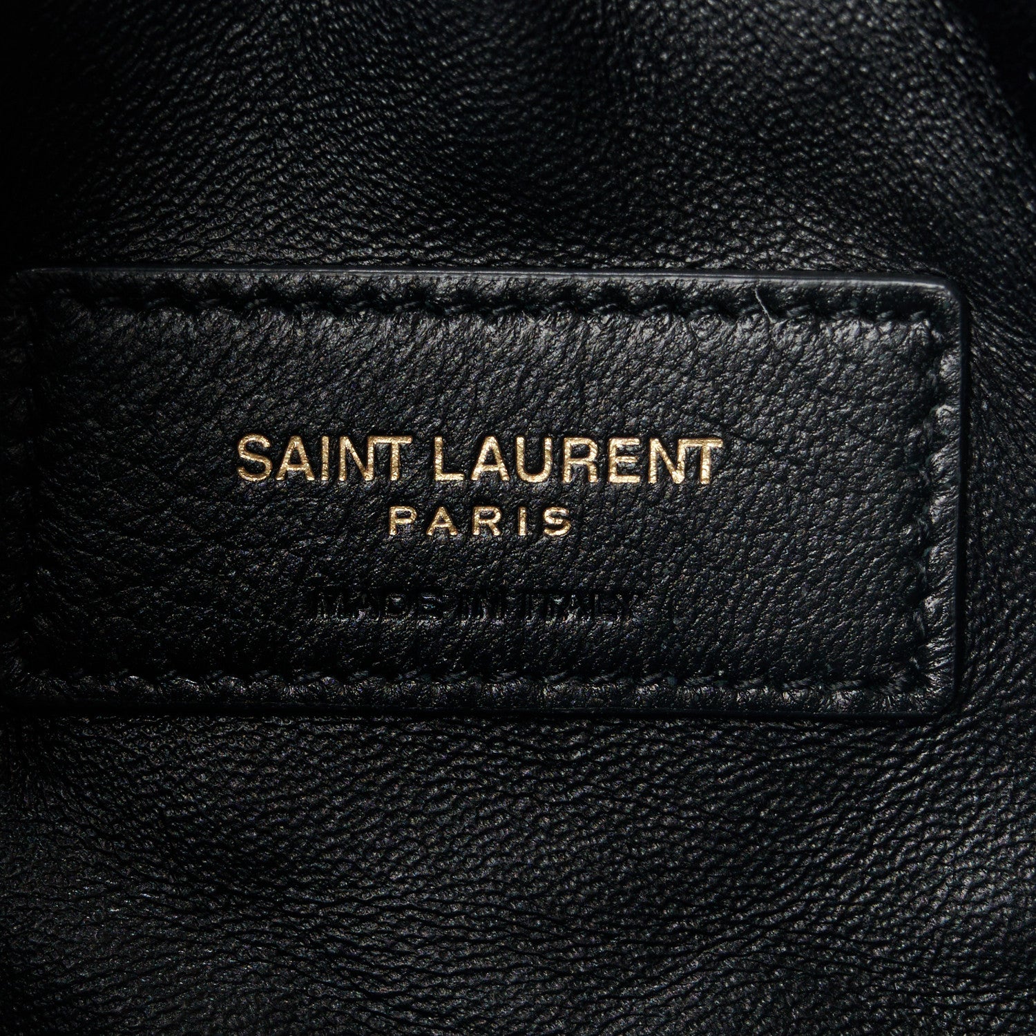 Saint Laurent Patent Quilted Gaby Zipped Pouch Black 6 of 10
