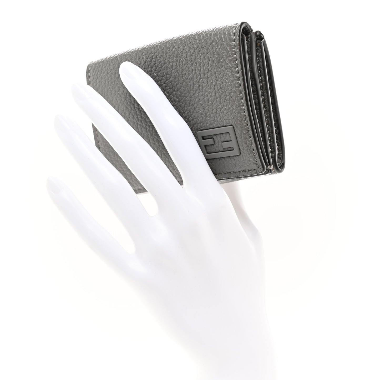 Cuoio Romano Monochrome Tri-Fold Wallet Argilla