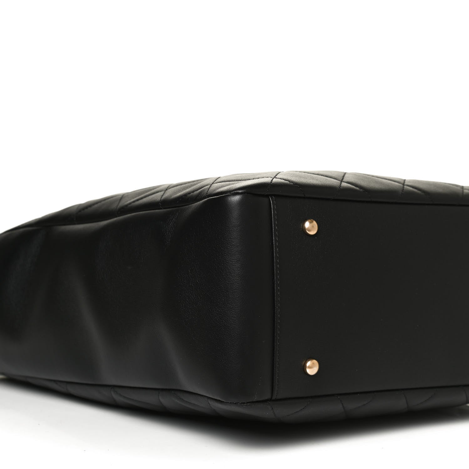 Chanel Calfskin Stitched Large Shopping Bag Black 9 of 10