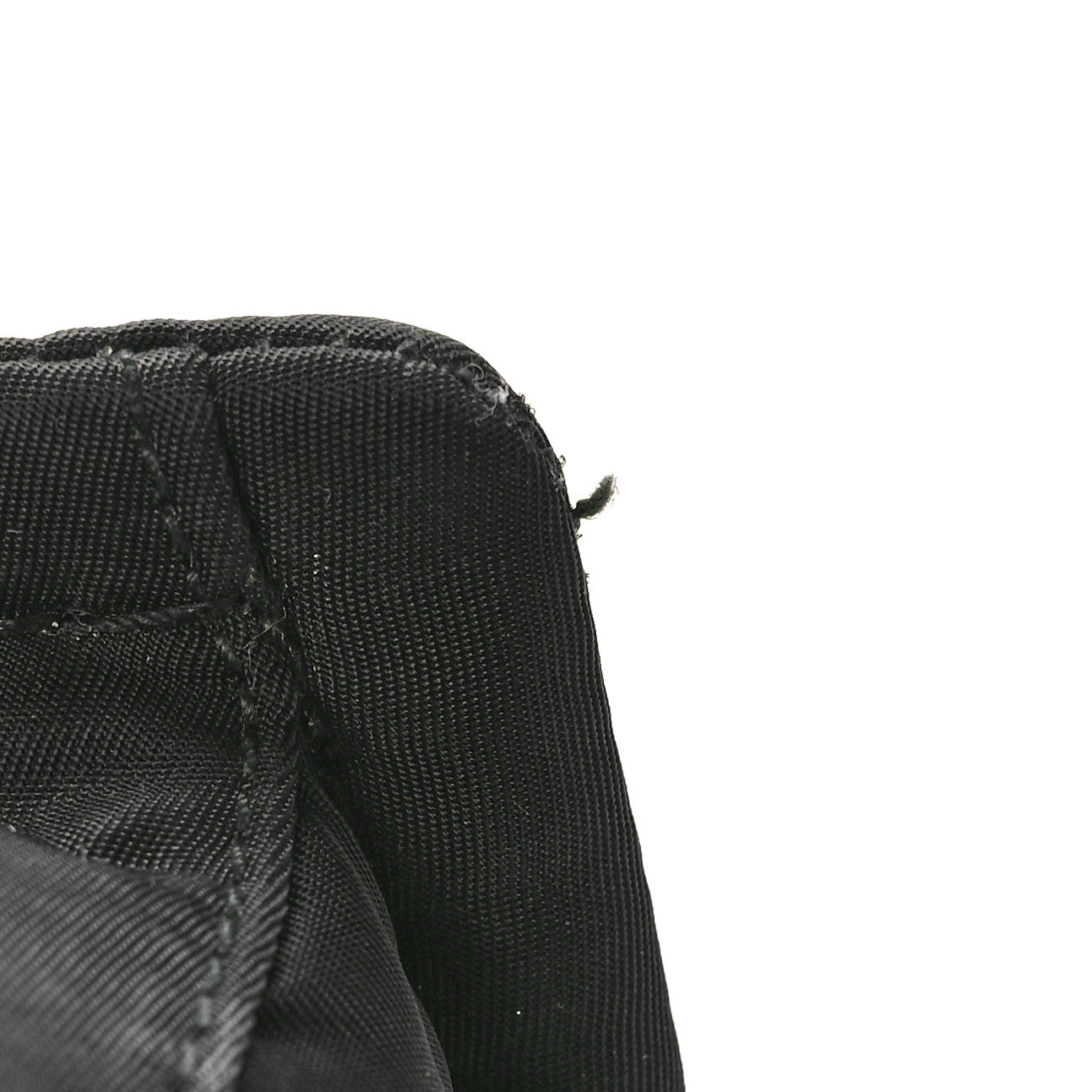 Prada Tessuto Nylon Chain Flap Shoulder Bag Black 10 of 10