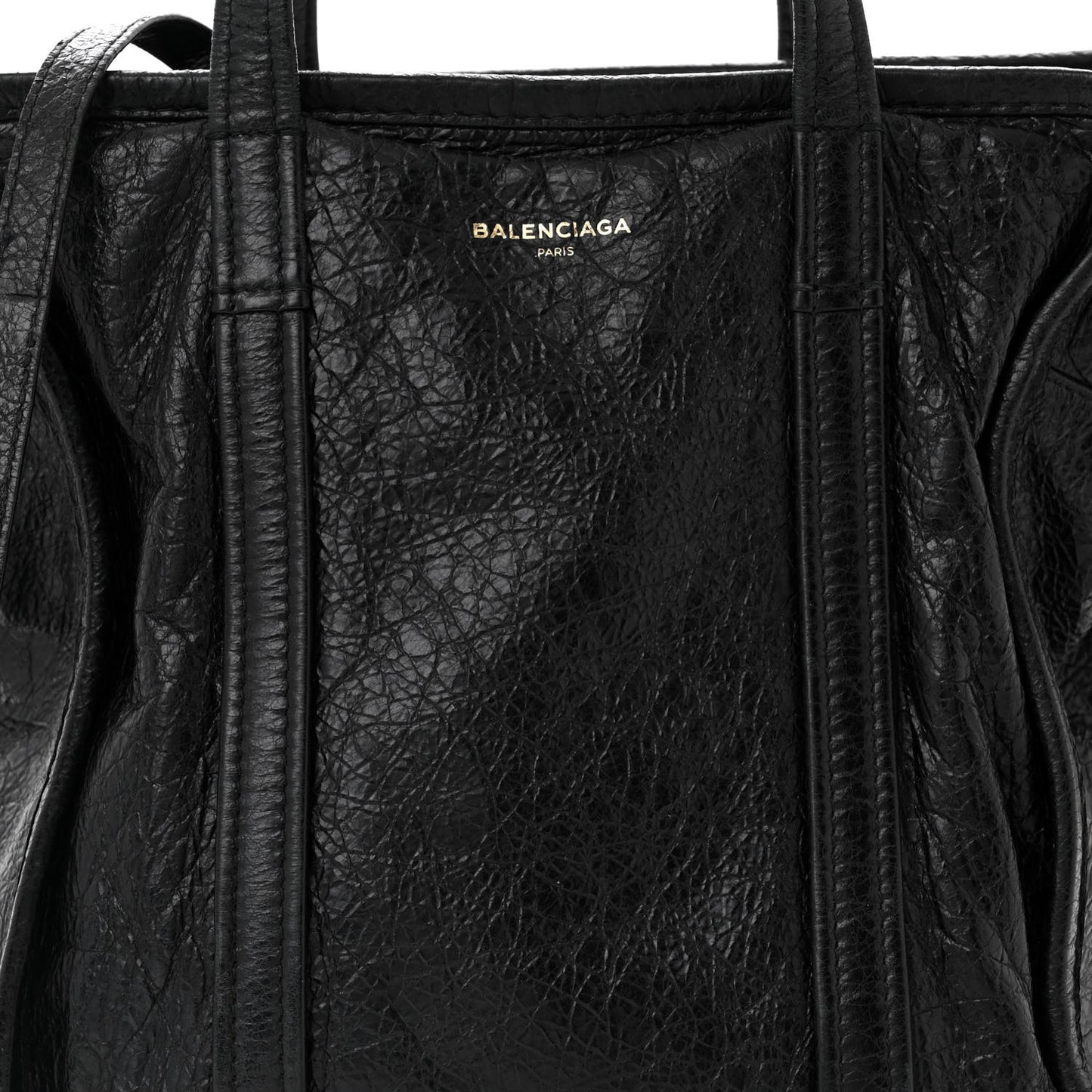 Agneau Small Bazar Shopper Tote Black