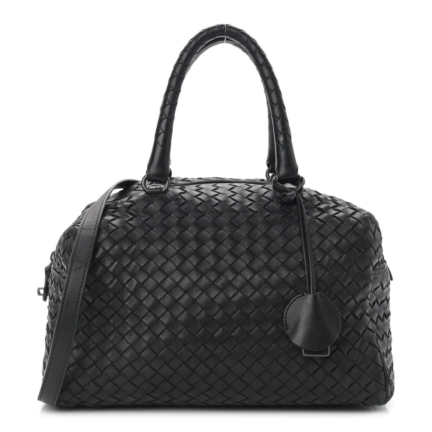 Nappa Intrecciato Boston Black