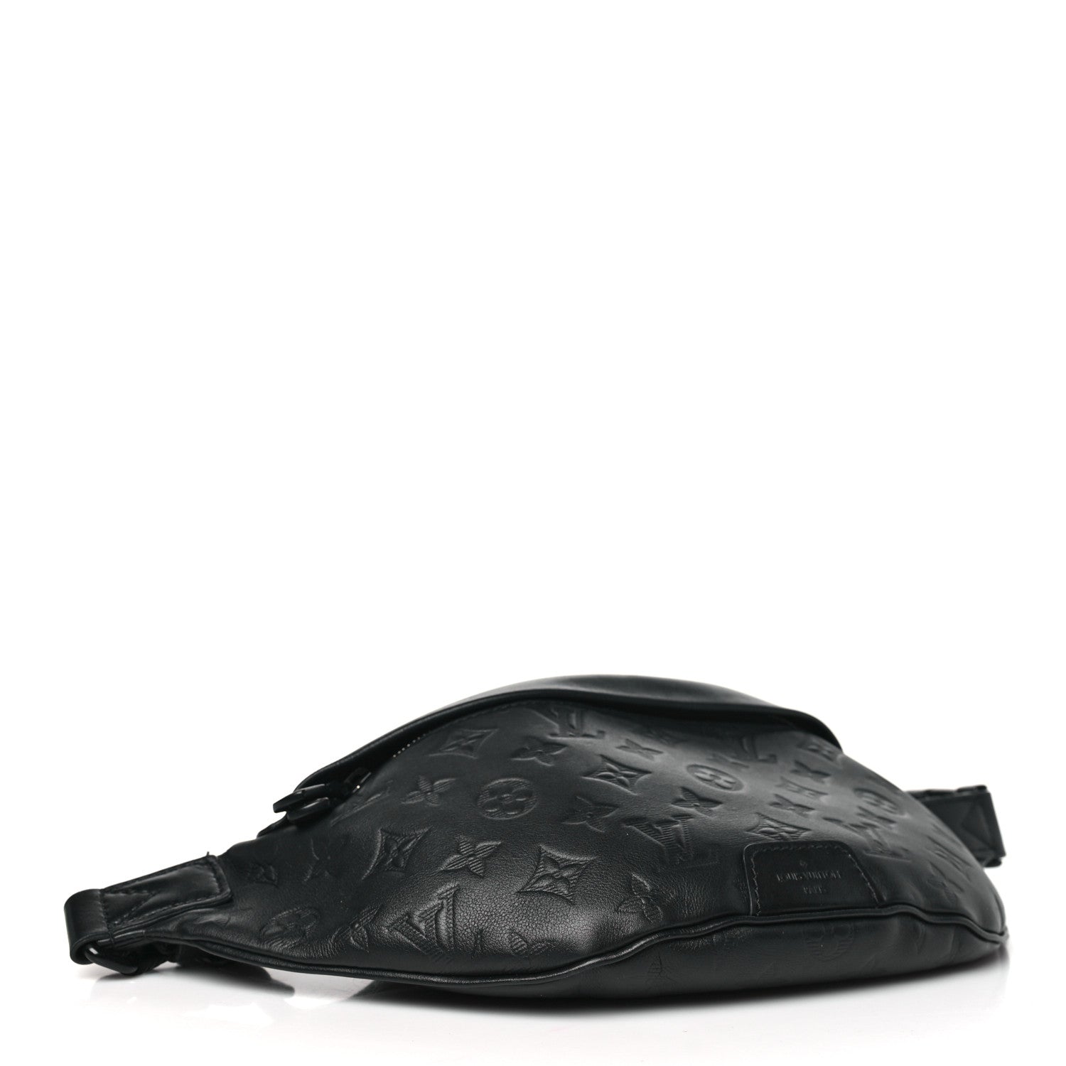 Louis Vuitton Calfskin Monogram Shadow Discovery Bumbag Black 4 of 10