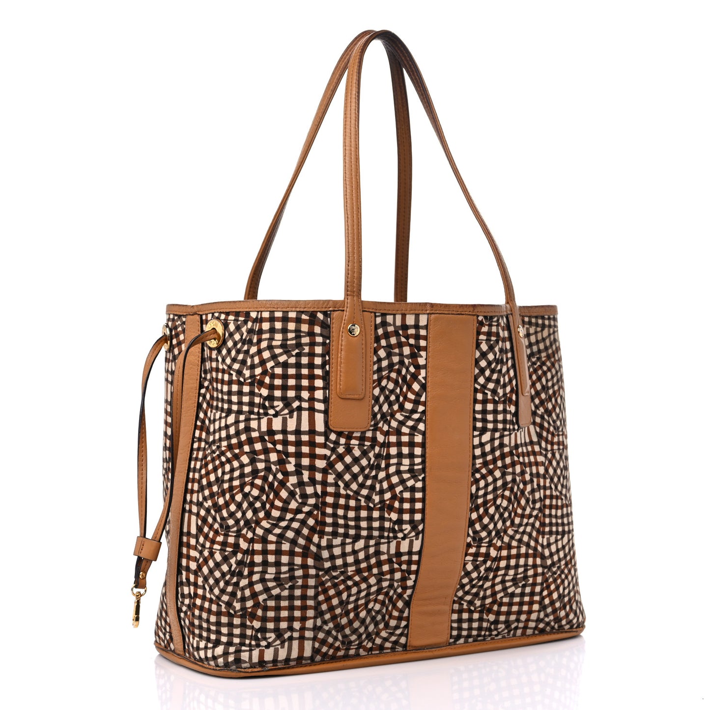 Visetos Medium Liz Reversible Shopper Tote Cognac