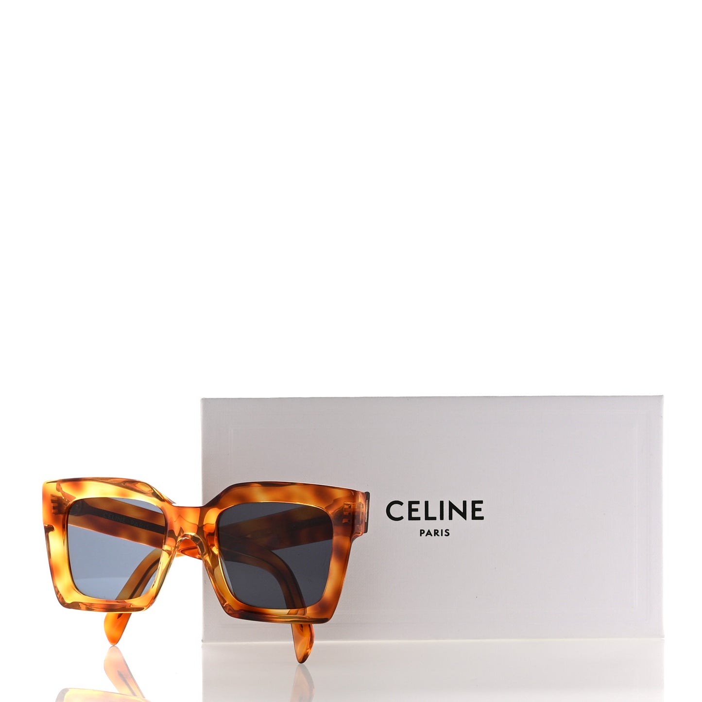 Acetate Square Sunglasses CL401301 Tortoise
