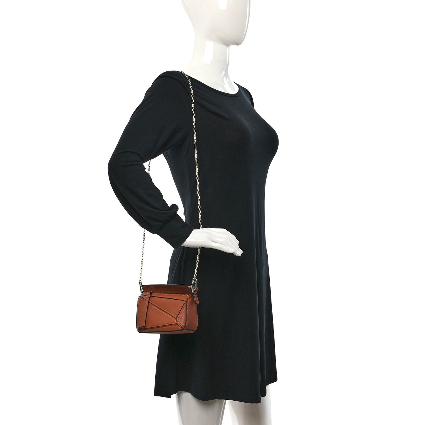 Calfskin Nano Puzzle Bag Tan