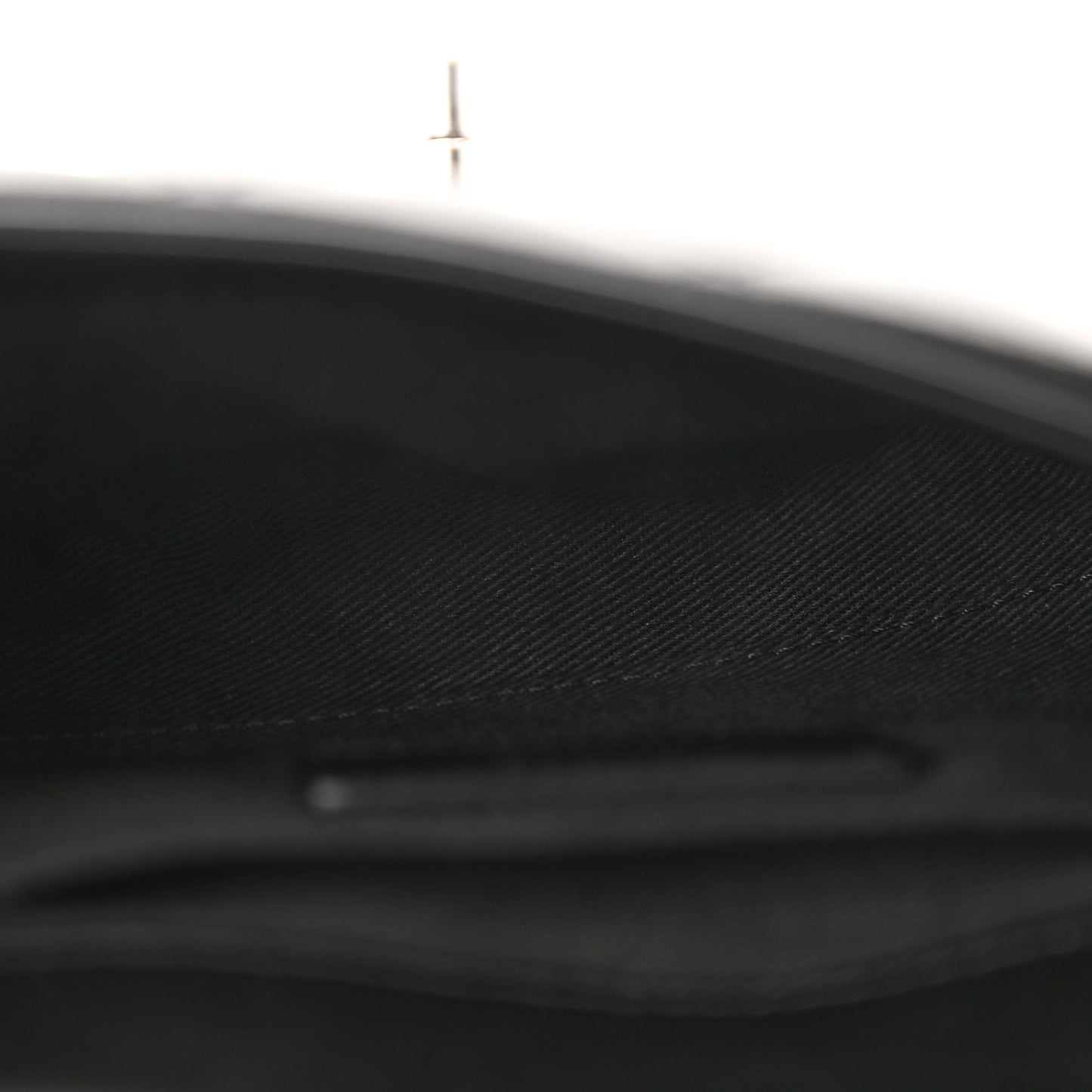 Calfskin Quilted CC Uniform Flap Belt Bag Black