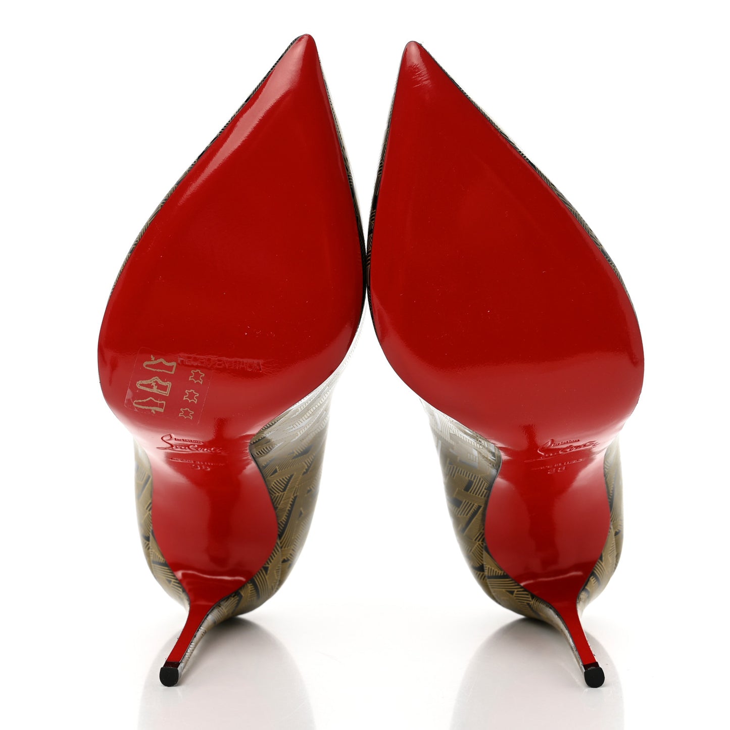 Patent Pigalle Follies 100 Pumps 38 Black Gold