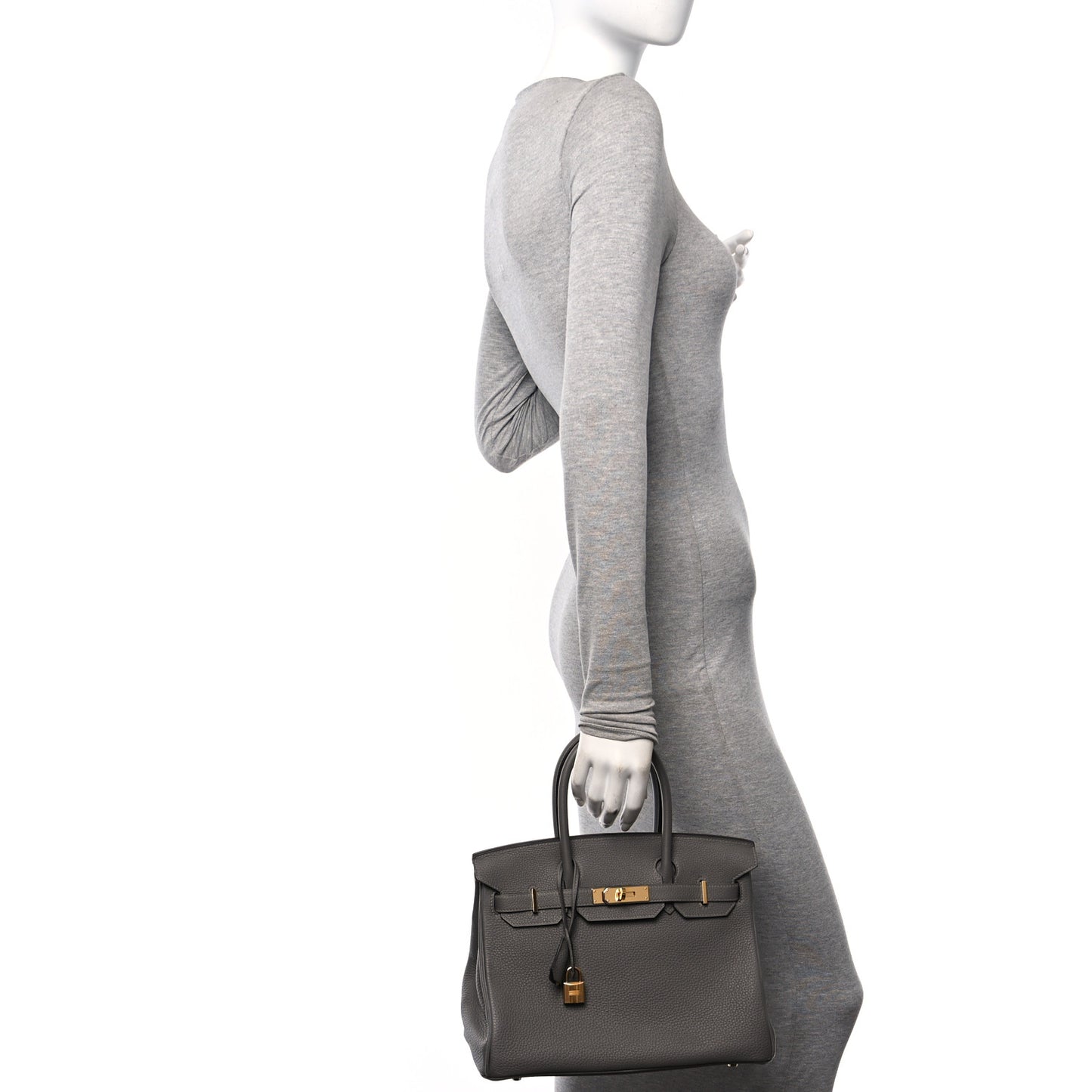 Togo Birkin 30 Gris Meyer