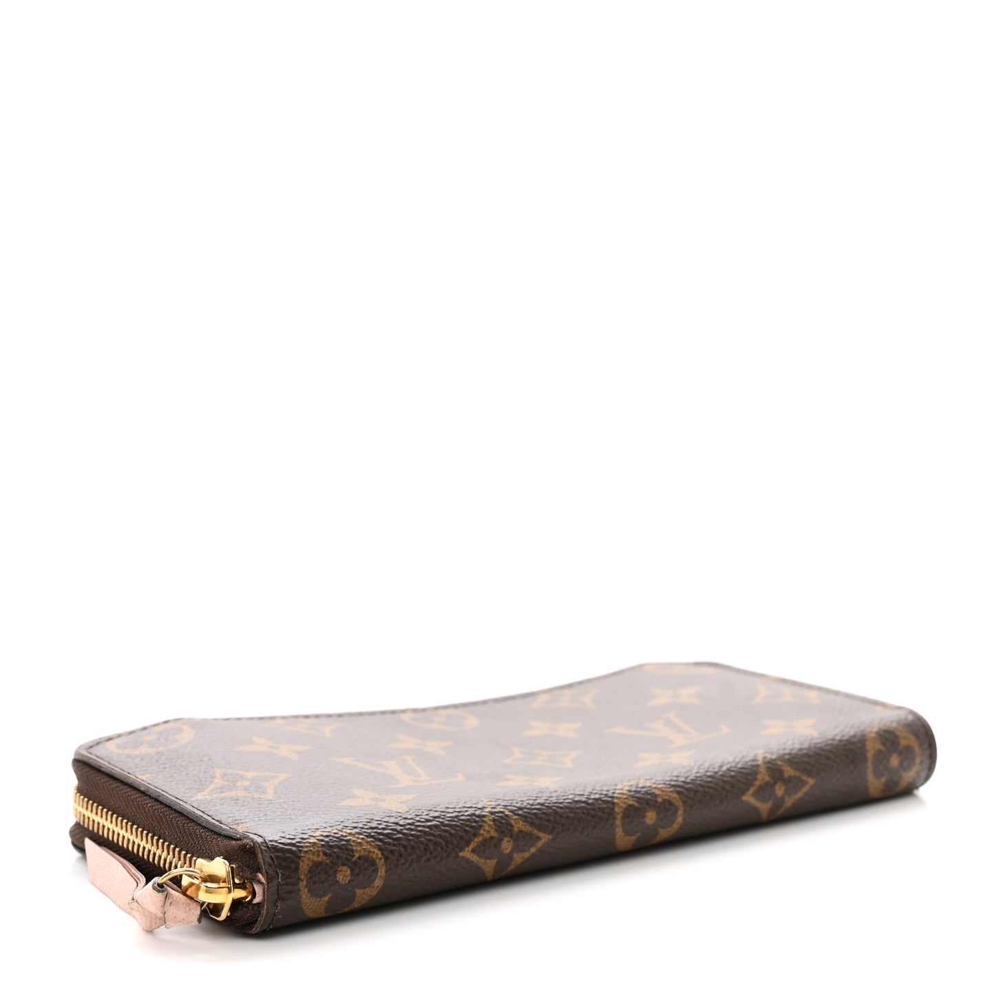 Monogram Clemence Wallet Rose Ballerine